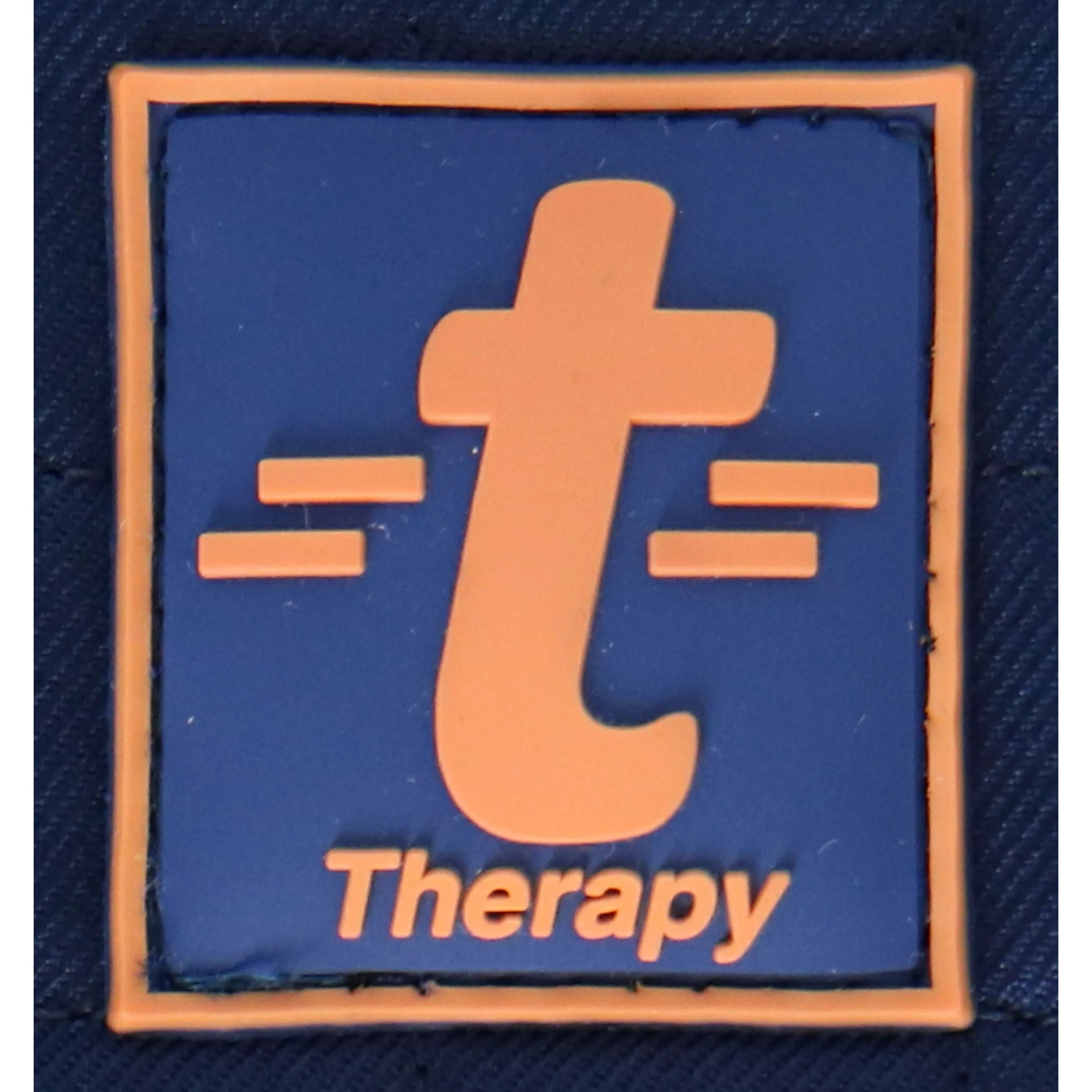 Bucas Therapy Tapis de Selle Dressage Bleu Marine/Orange - Image 5