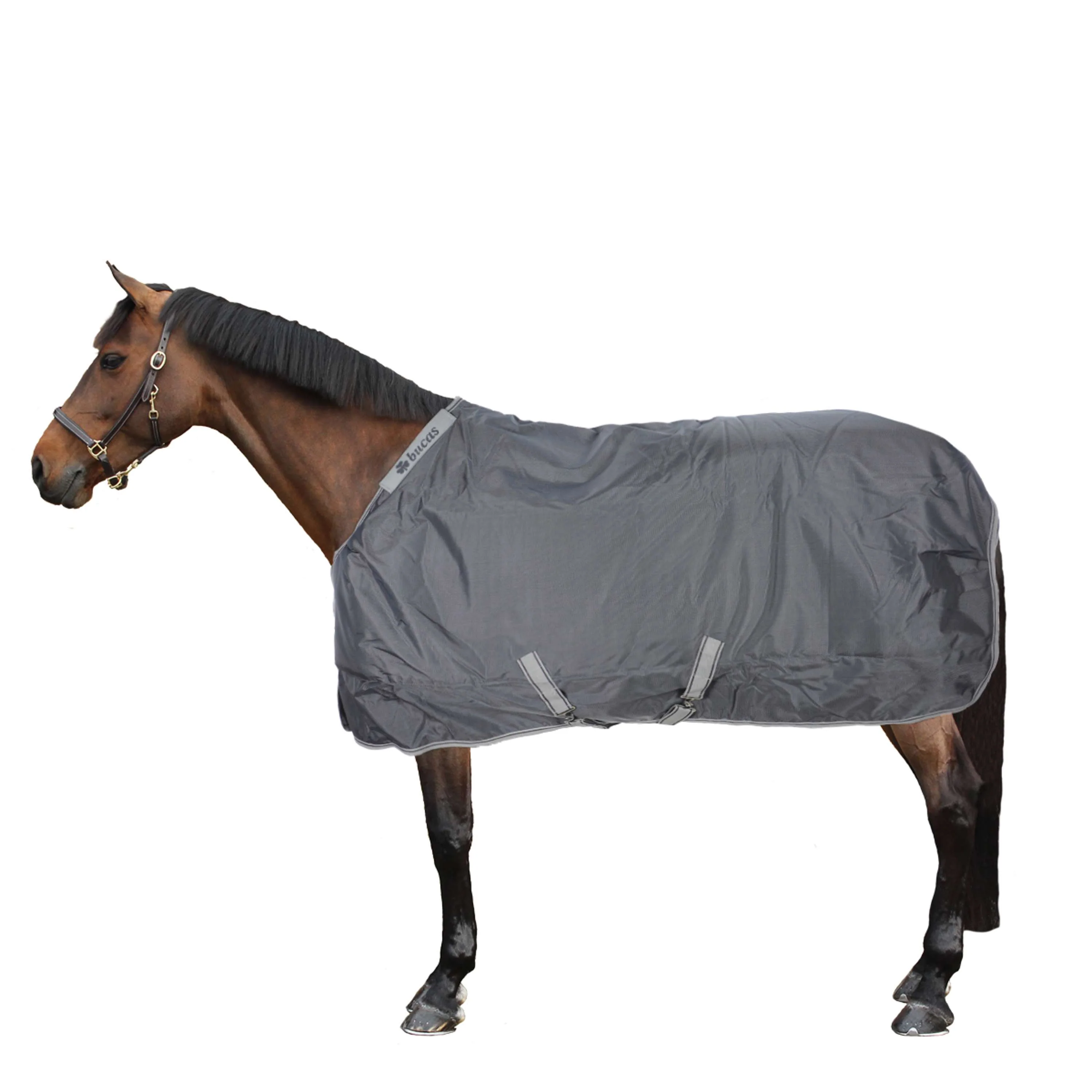 Bucas Turnout Smartex Medium 150g Iron Gate - Image 2