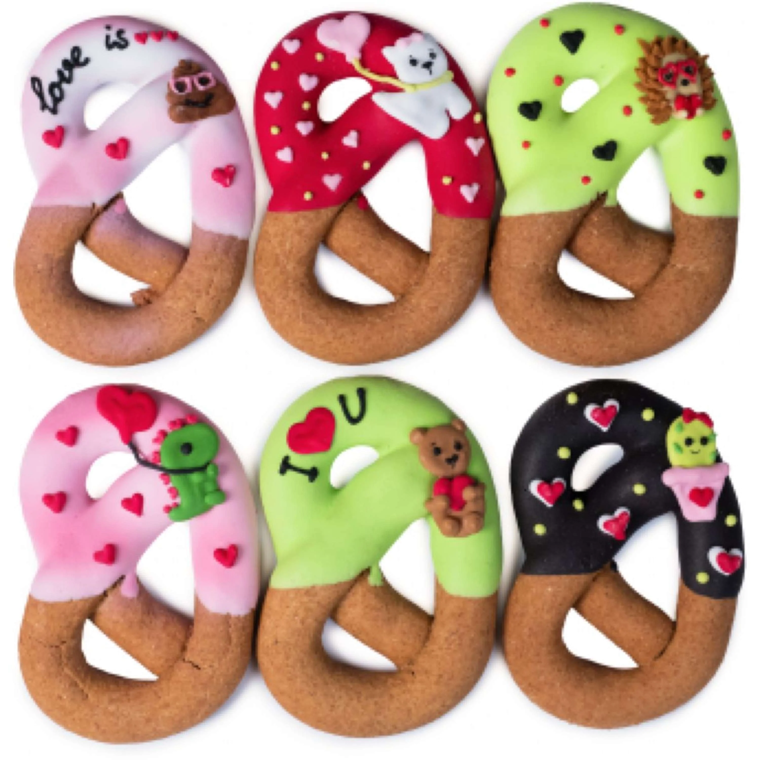 Candy Horse Love Cookies Iced Pretzel - Image 2