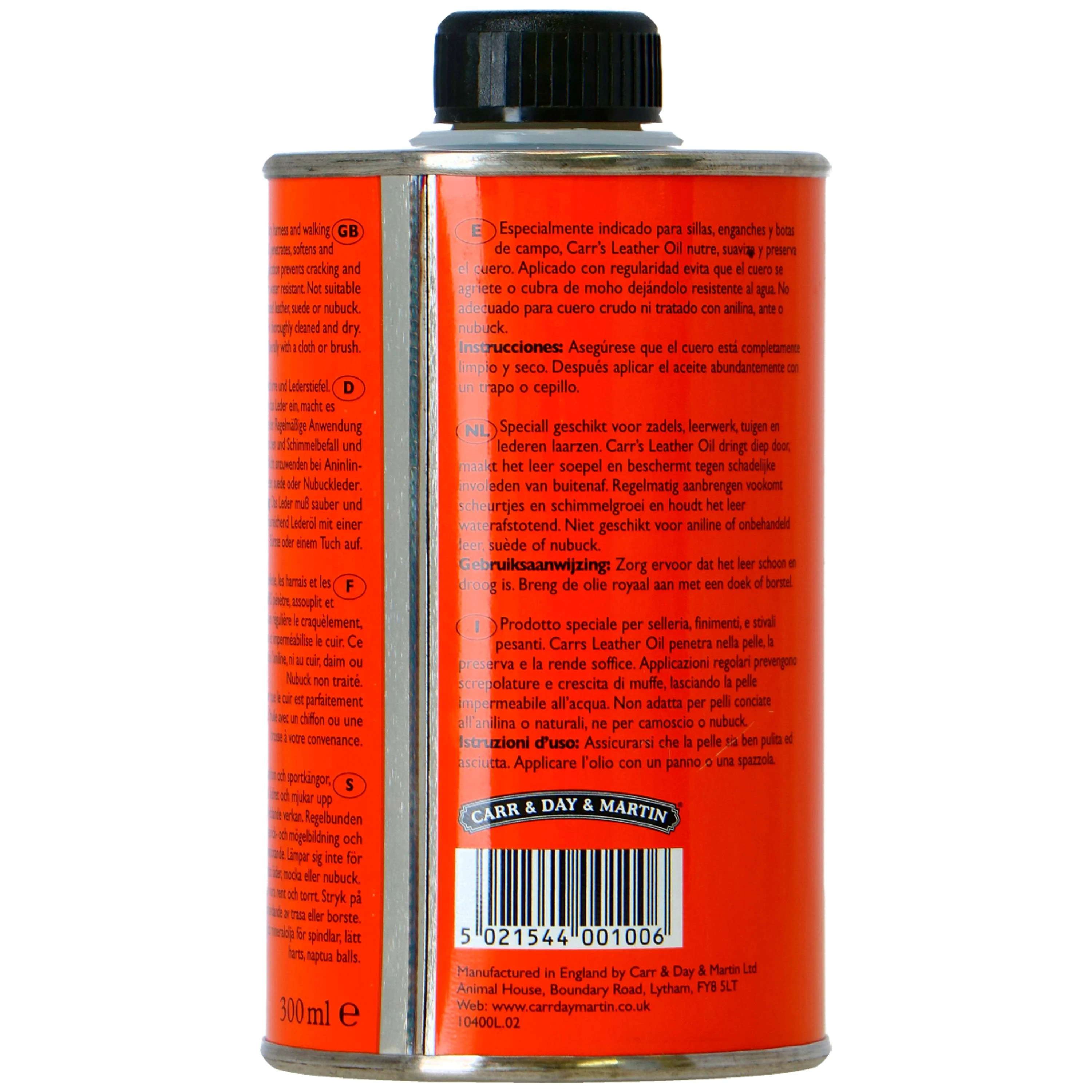 Carr & Day & Martin Huile pour Cuir Carrs Leather Oil - Image 3
