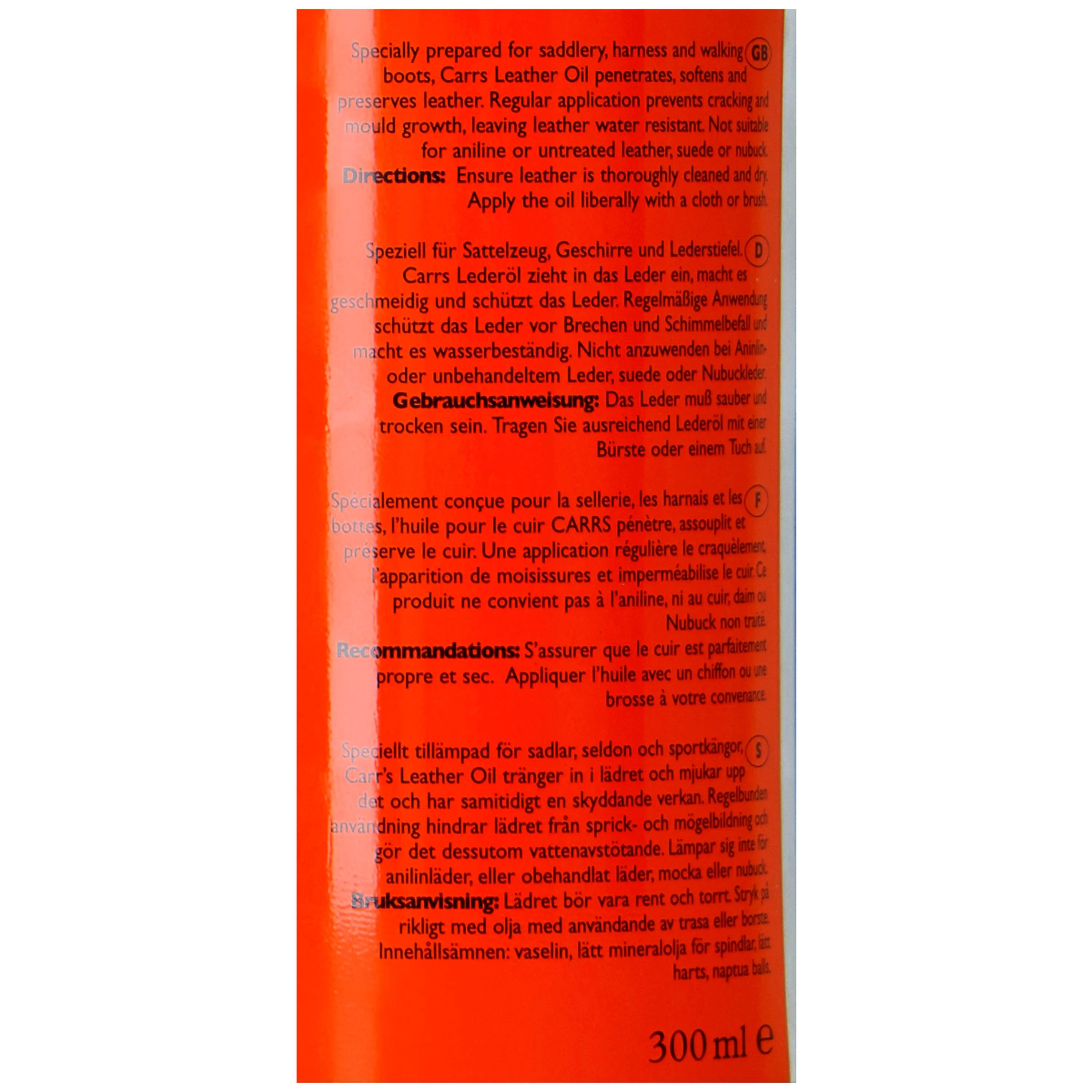 Carr & Day & Martin Huile pour Cuir Carrs Leather Oil - Image 6