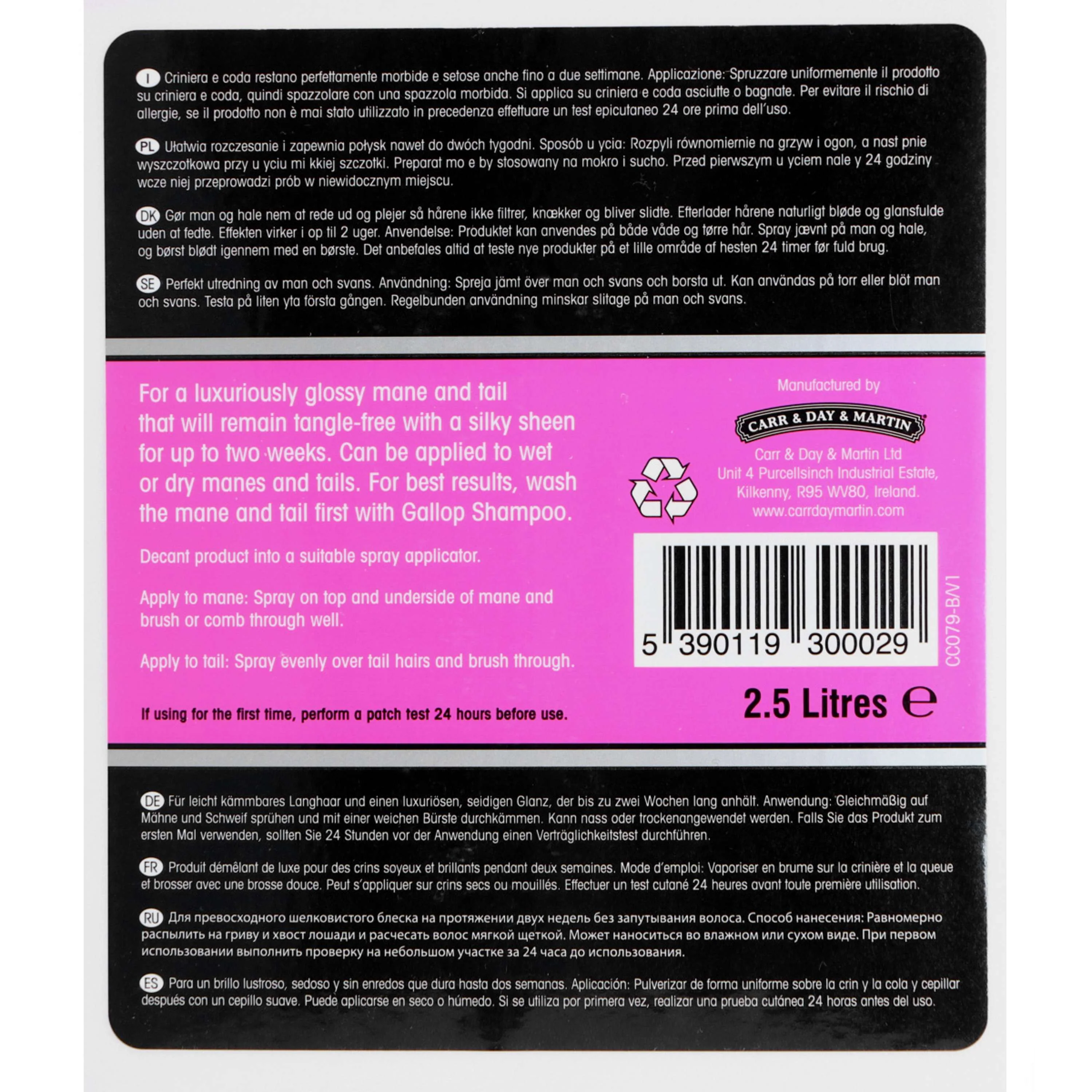 Carr & Day & Martin Lotion Queue/Crinière Refill - Image 4