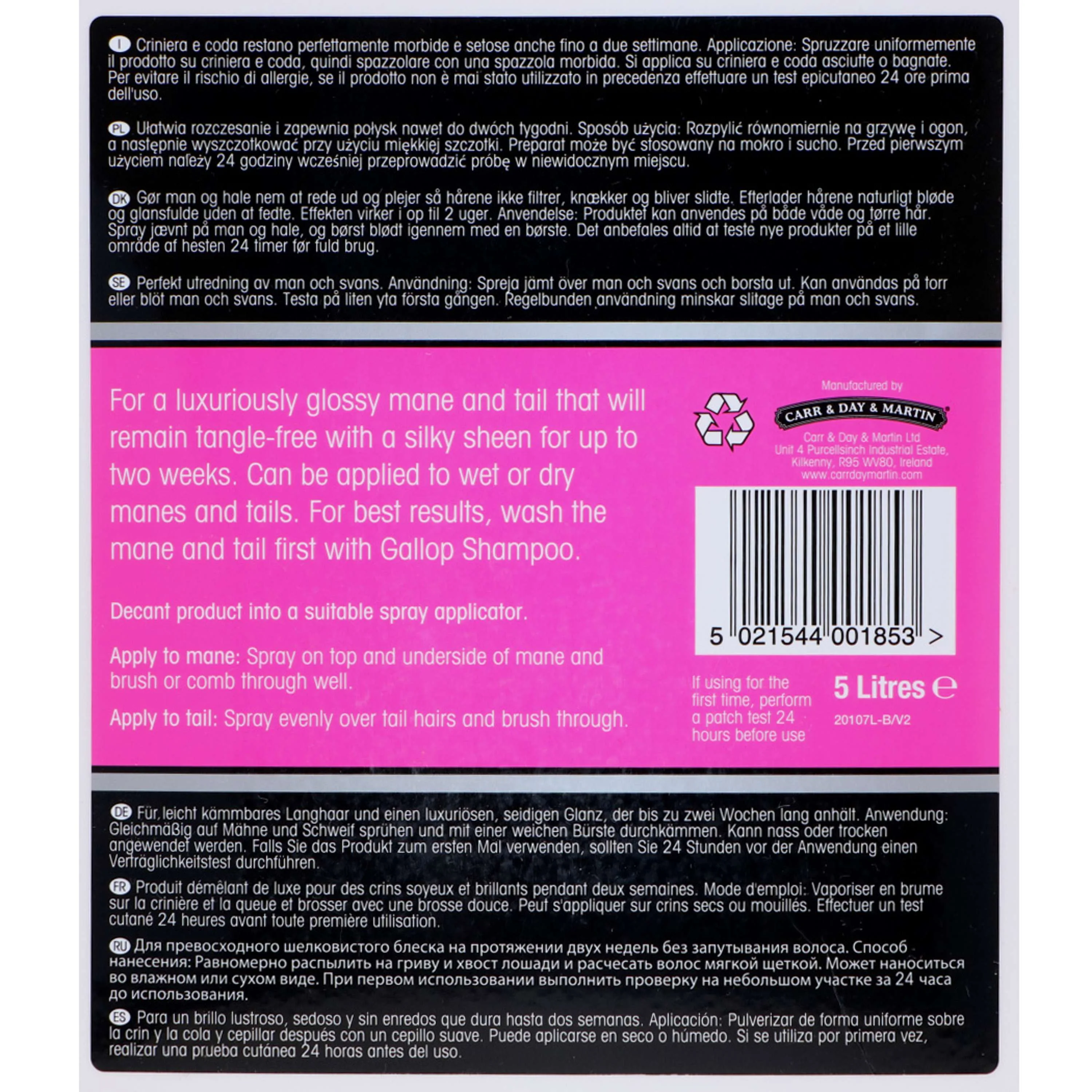 Carr & Day & Martin Lotion Queue/Crinière Refill - Image 7