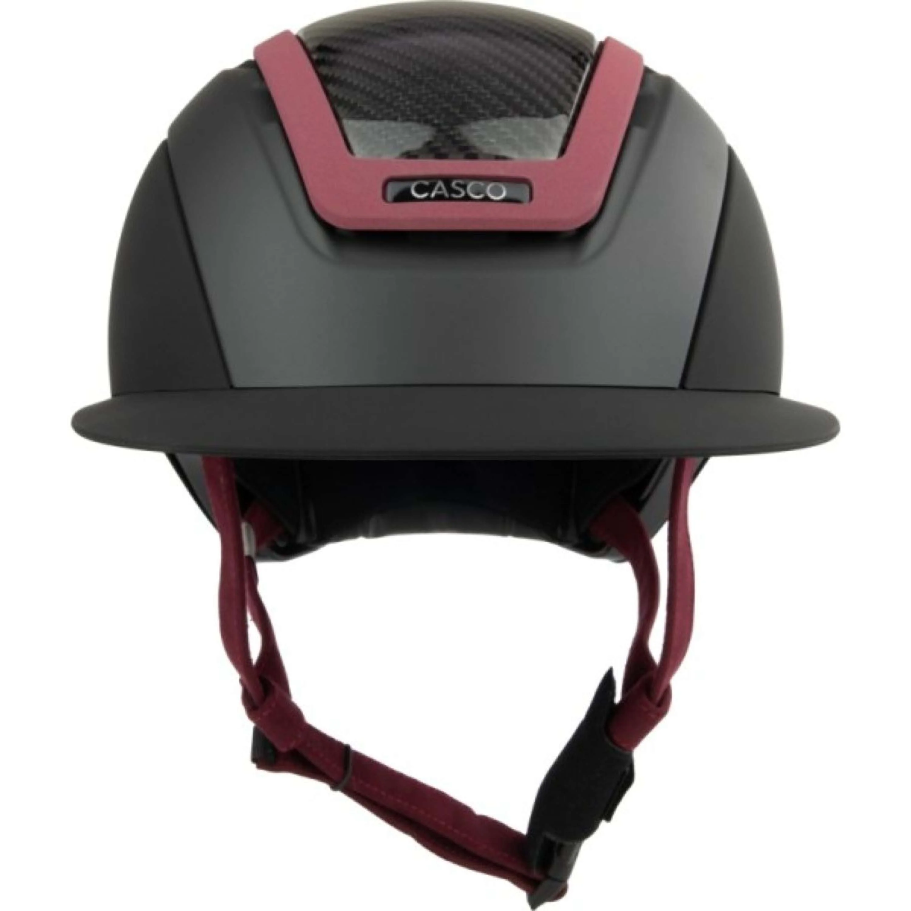 Casco Bombe Elite Carbon Burgundy - Image 2