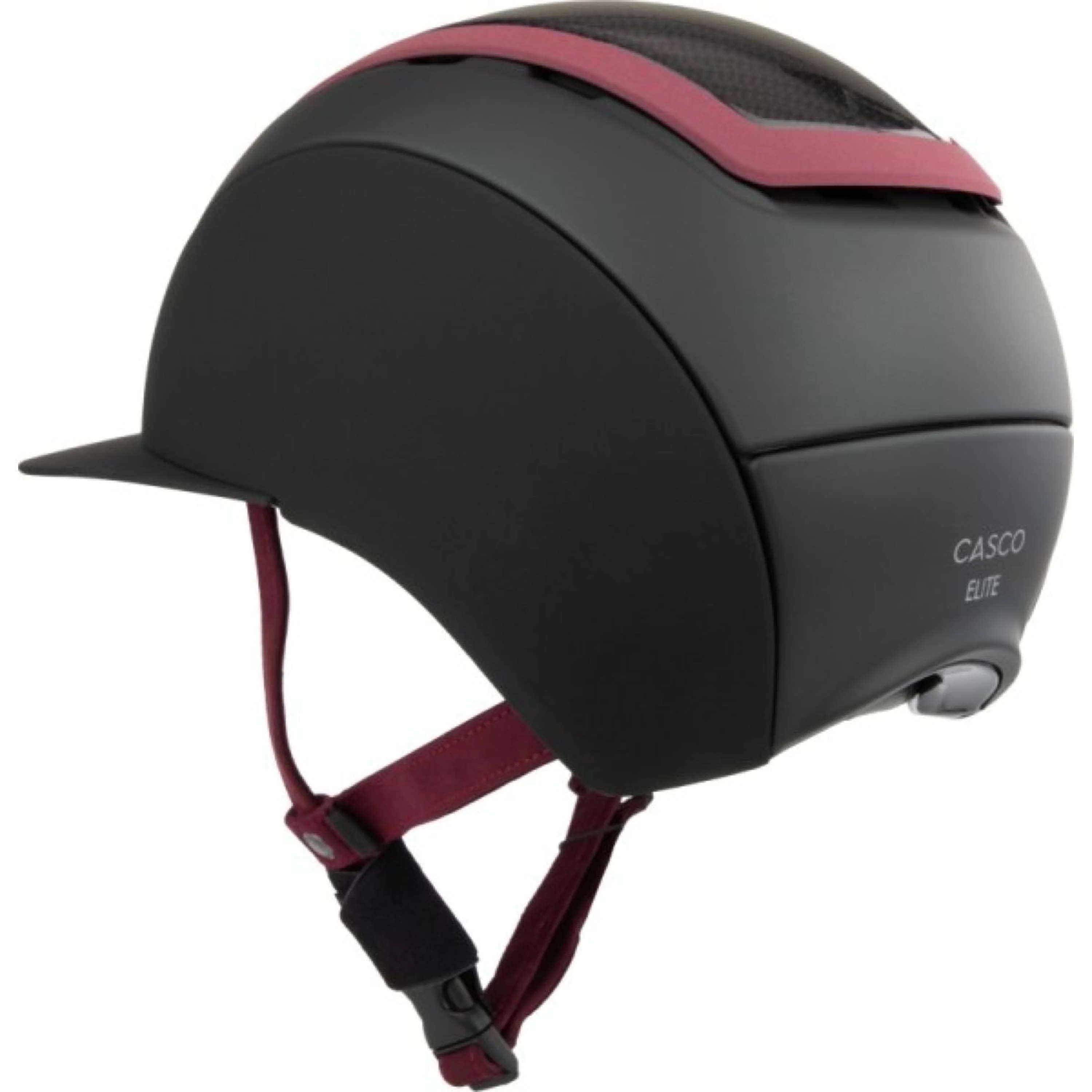 Casco Bombe Elite Carbon Burgundy - Image 3