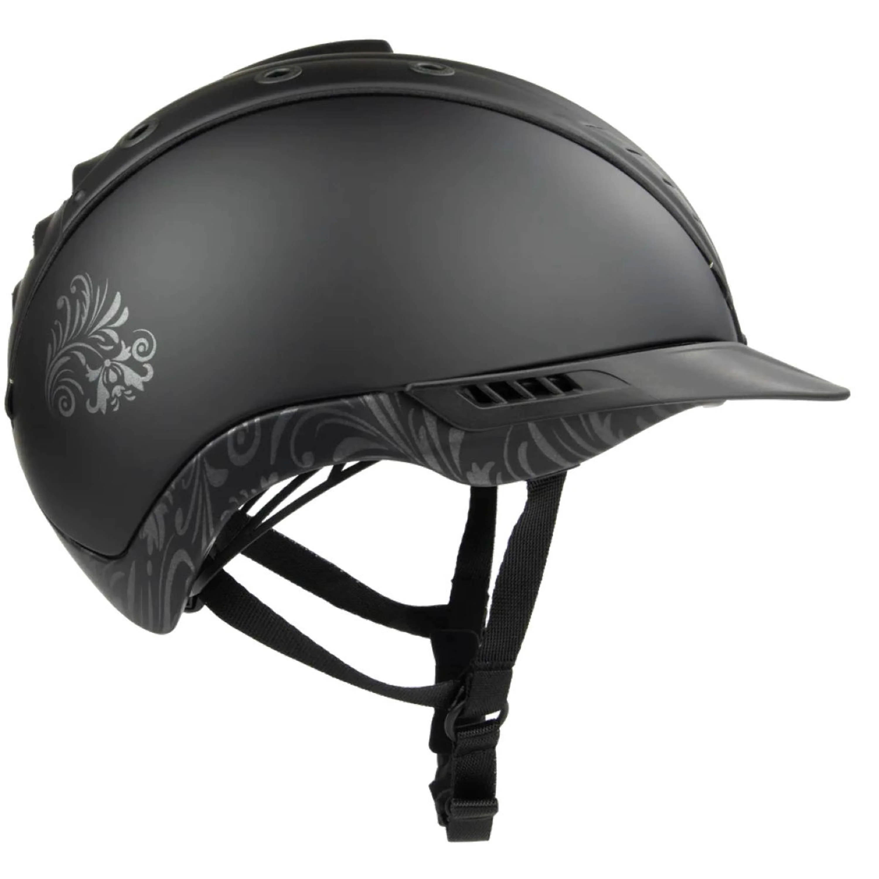 Casco Bombe Mistrall 2 Floral Black - Image 3