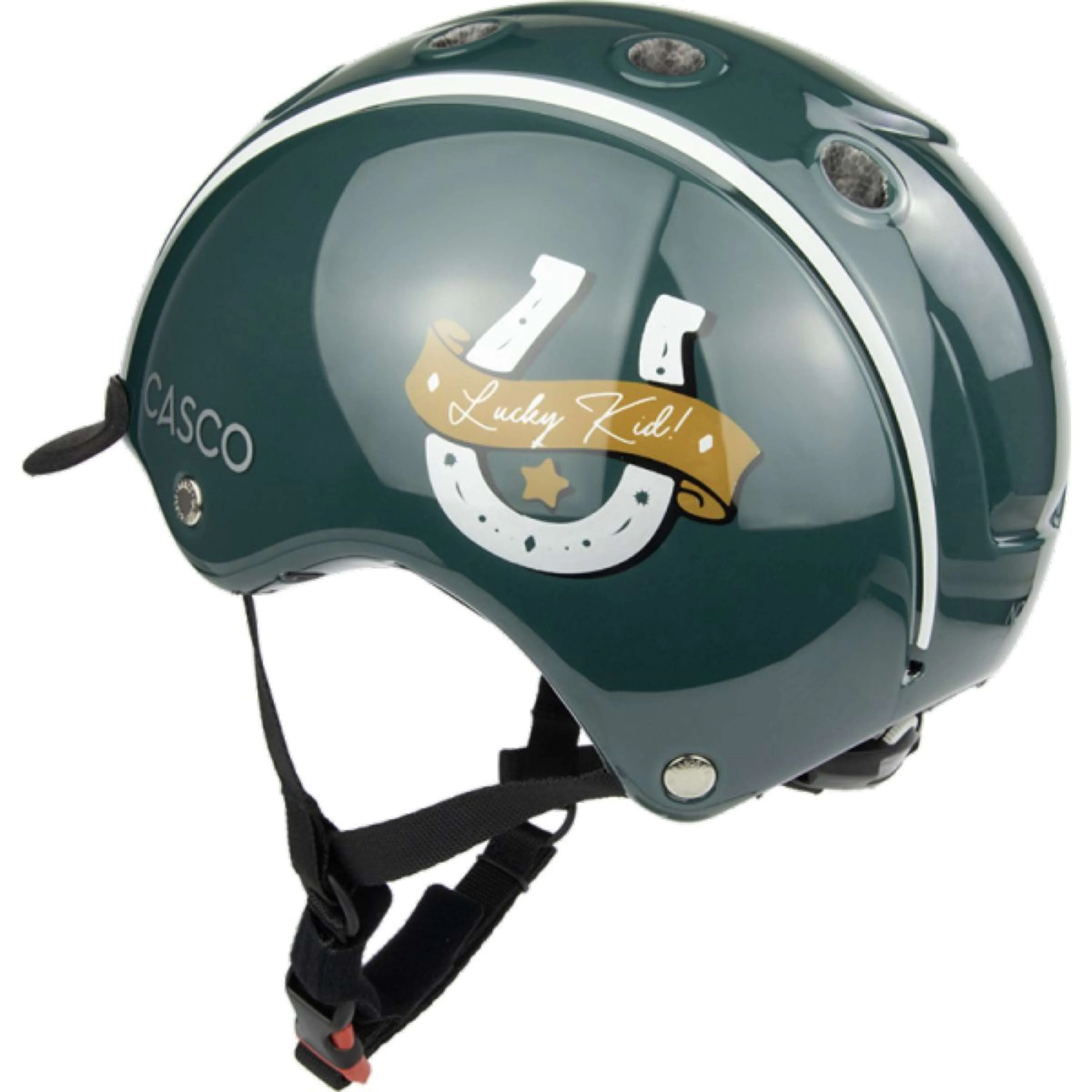 Casco Bombe Nori Lucky Kid Émeraude - Image 3