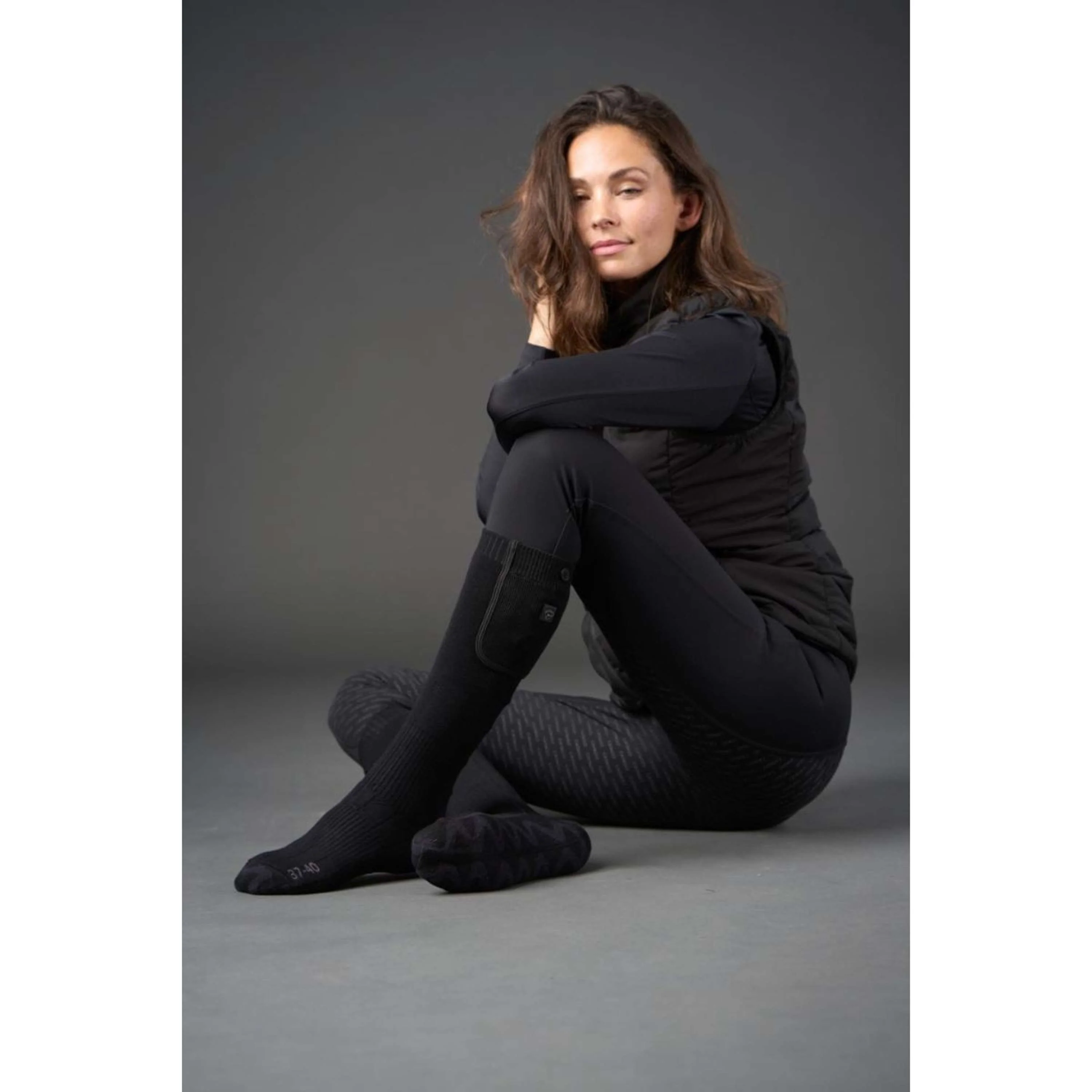Catago Chaussettes Chauffantes Heated Noir - Image 5