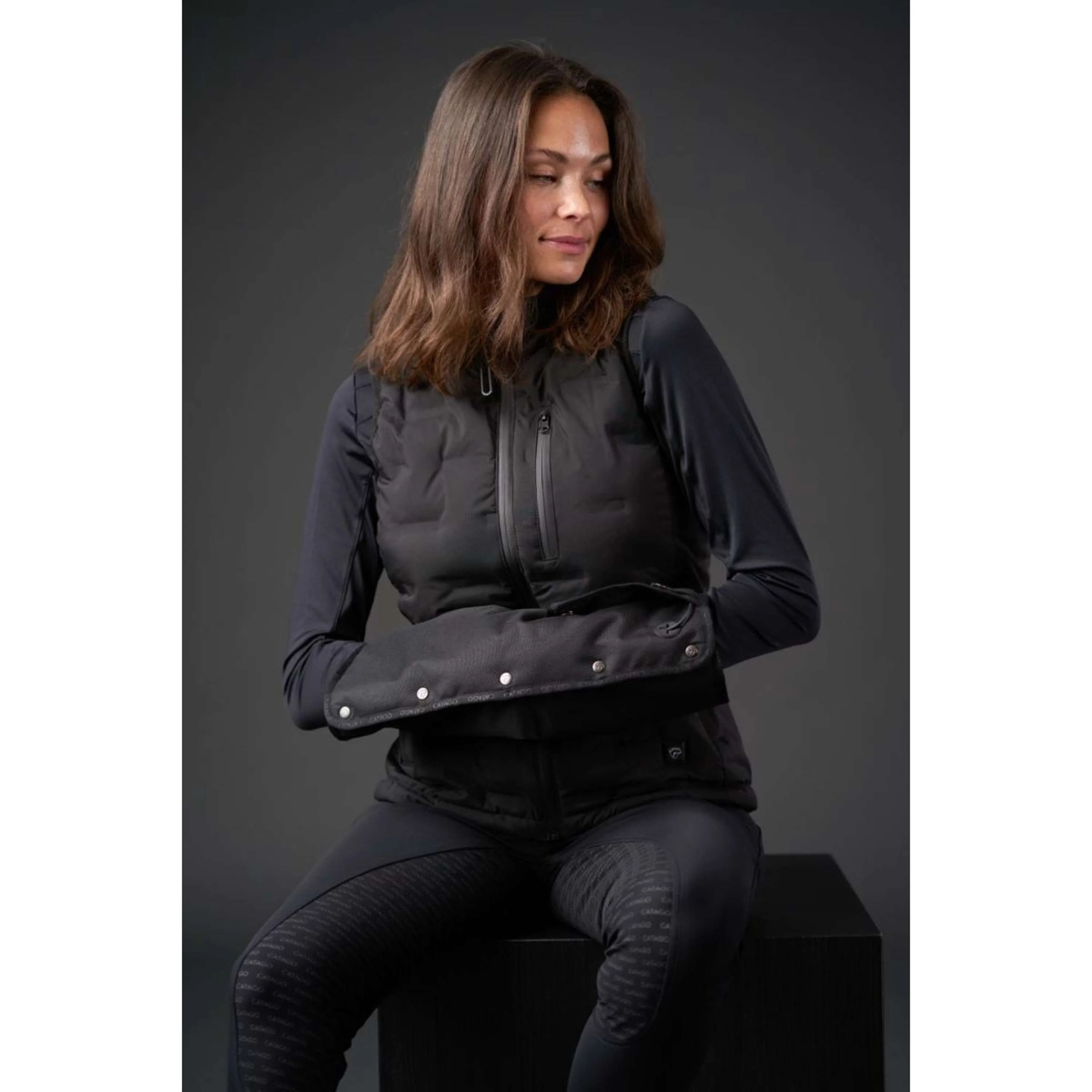 Catago Coussin chauffant Heated Noir - Image 5