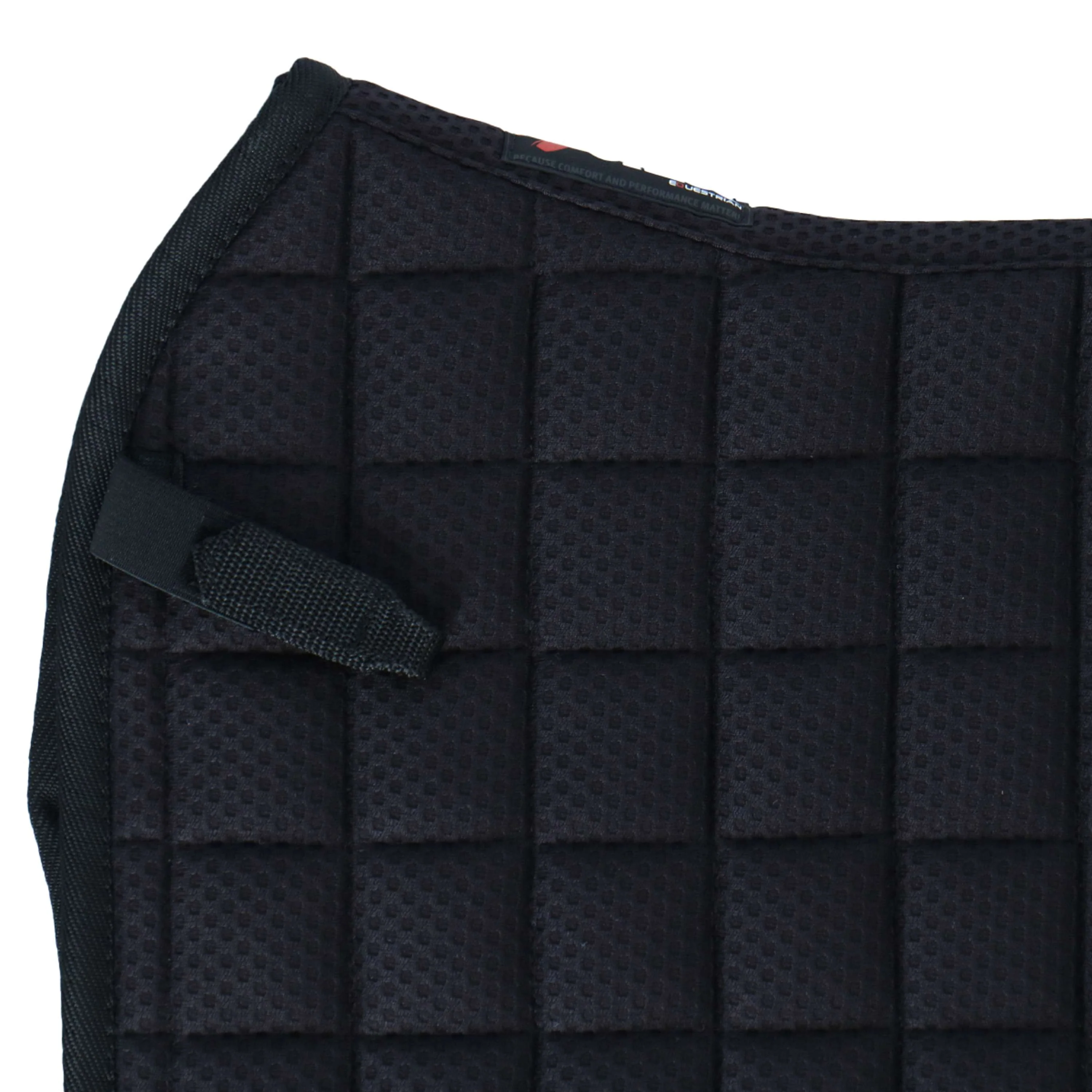 Catago Tapis de Selle FIR-Tech avec Élastique Dressage Noir - Image 3