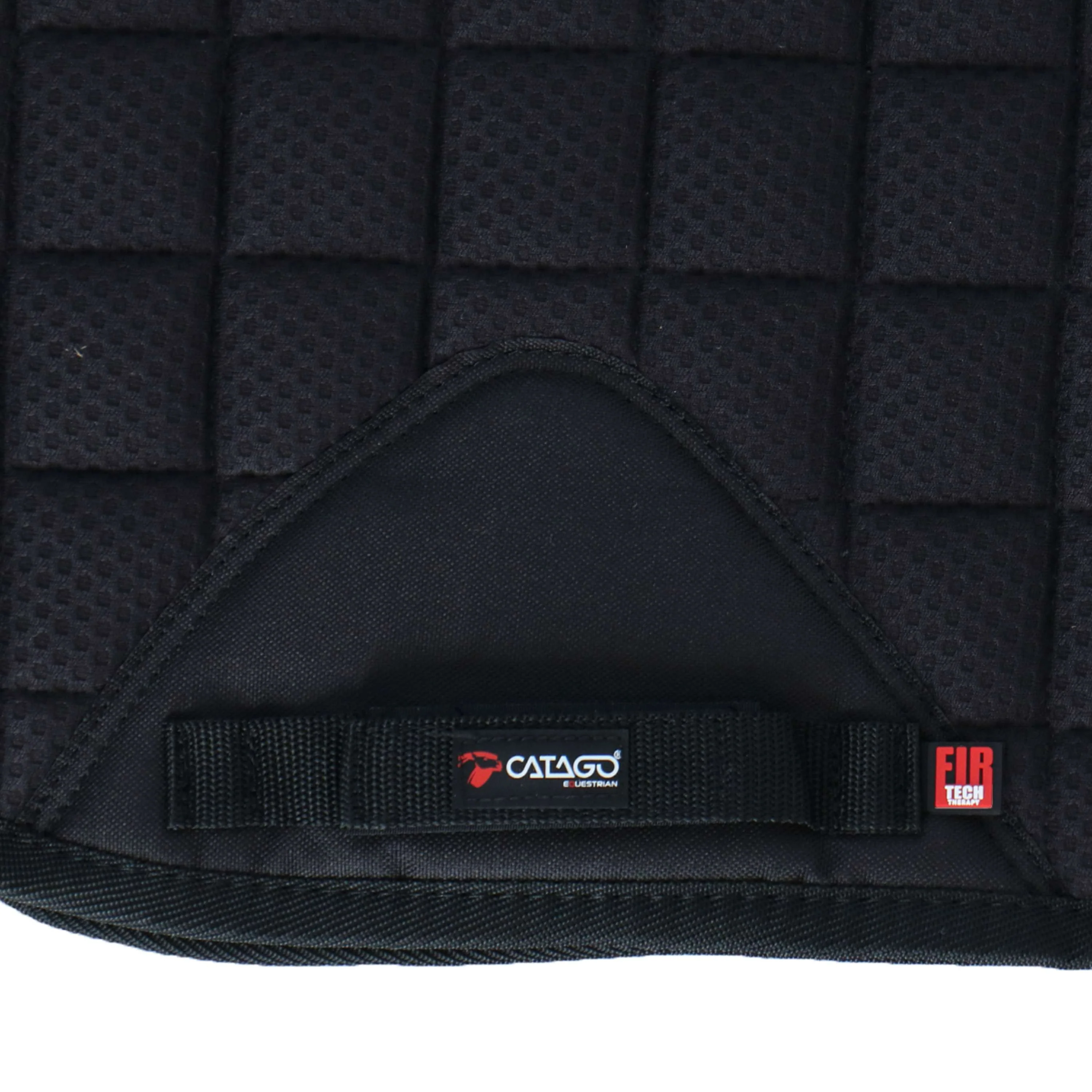 Catago Tapis de Selle FIR-Tech avec Élastique Dressage Noir - Image 4