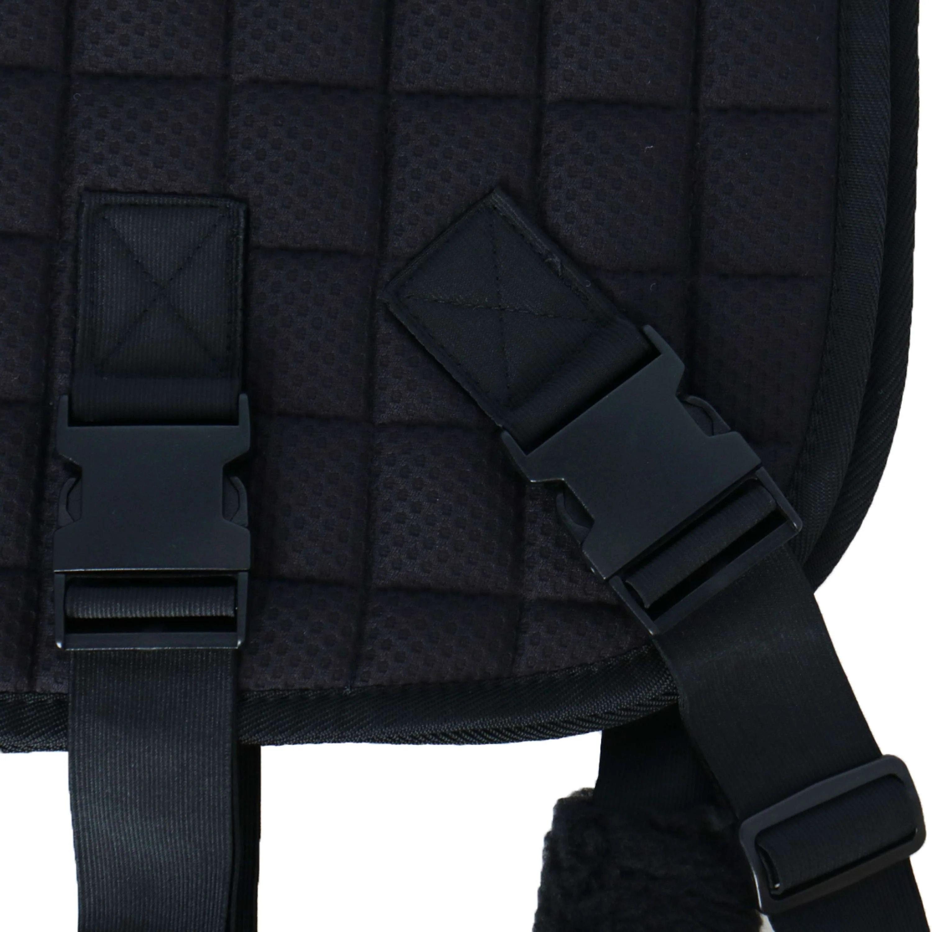 Catago Tapis de Selle FIR-Tech avec Élastique Dressage Noir - Image 6