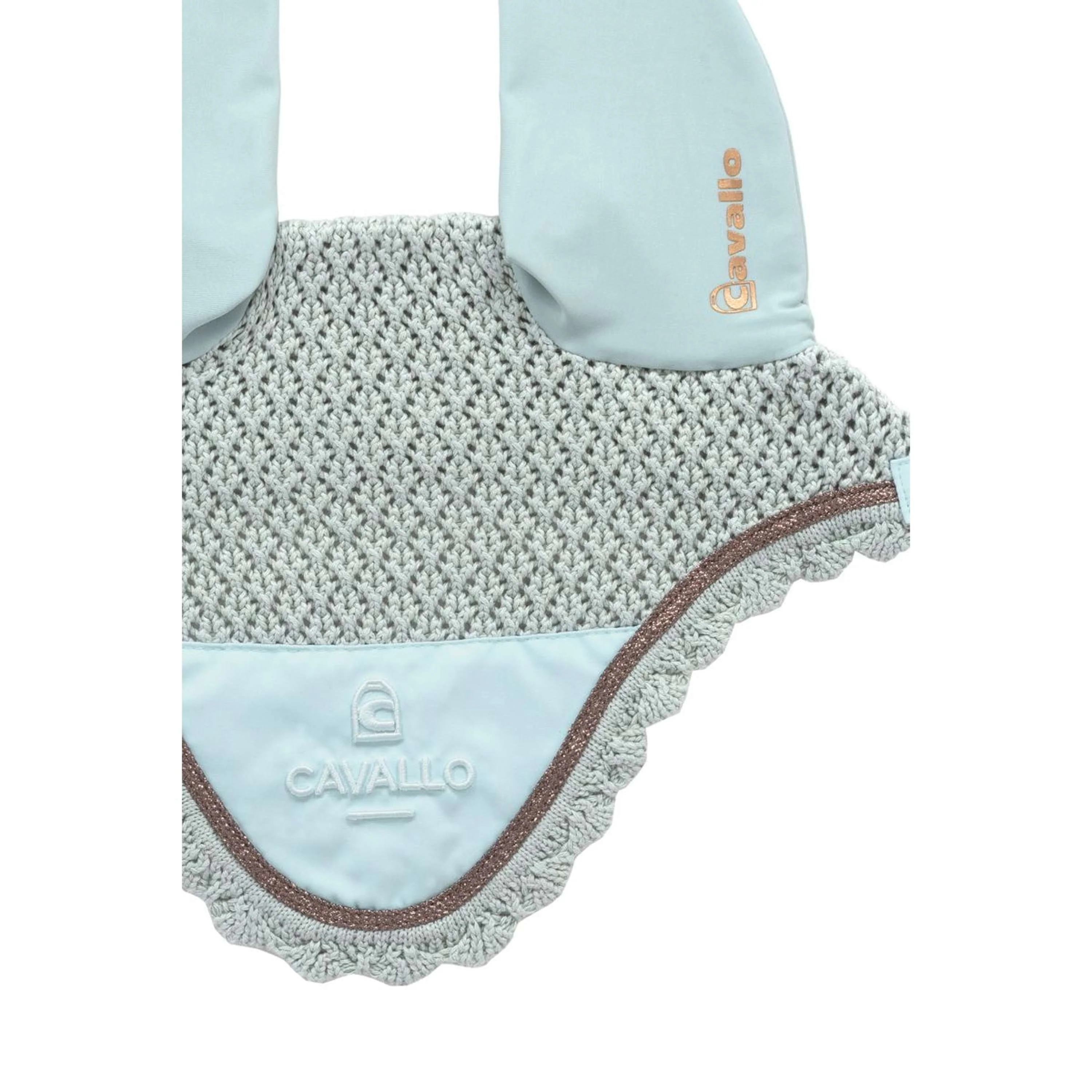 Cavallo Bonnet Anti-Mouches CavalPerla Crystal Blue - Image 2