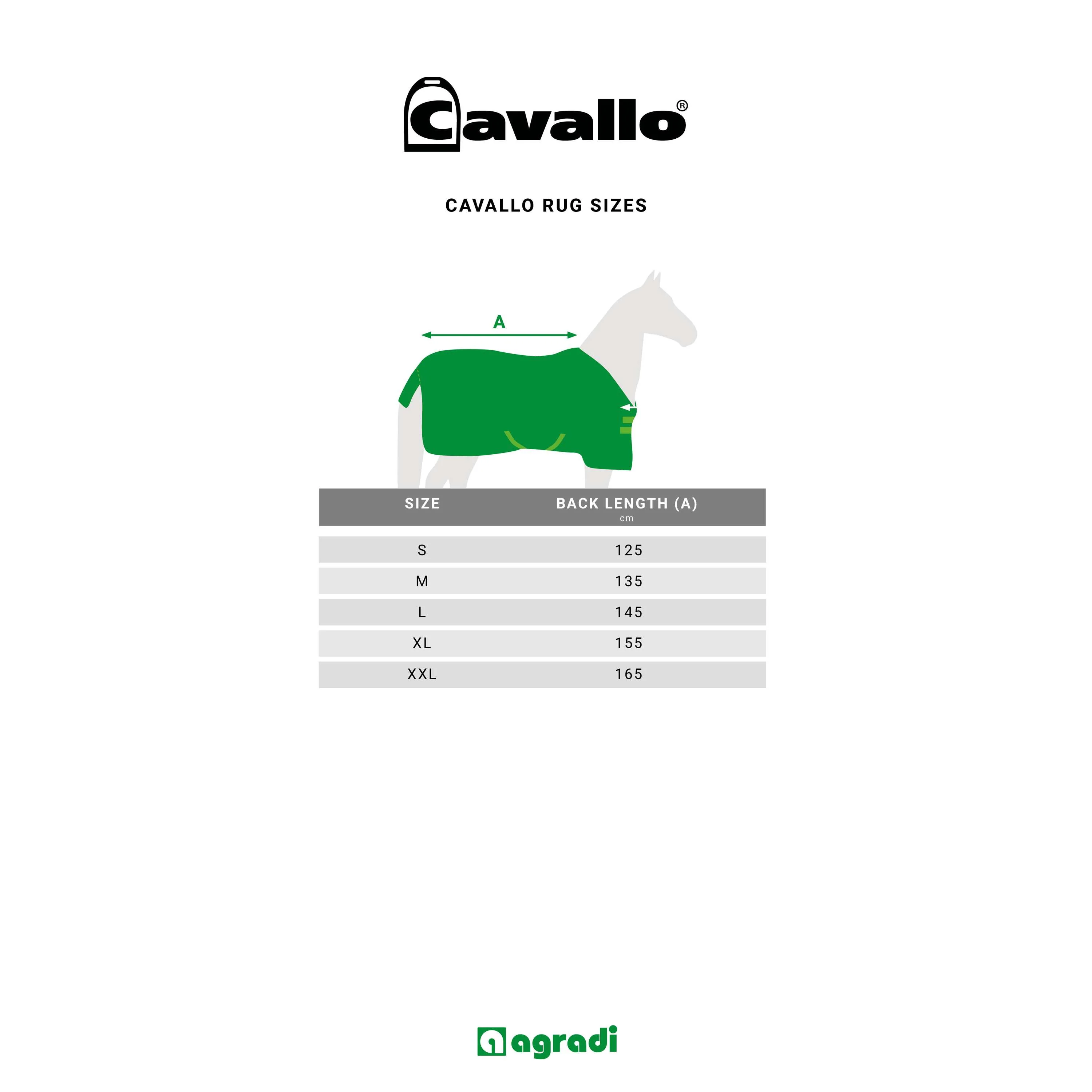 Cavallo Couvre-reins CavalJorid Noir - Image 3