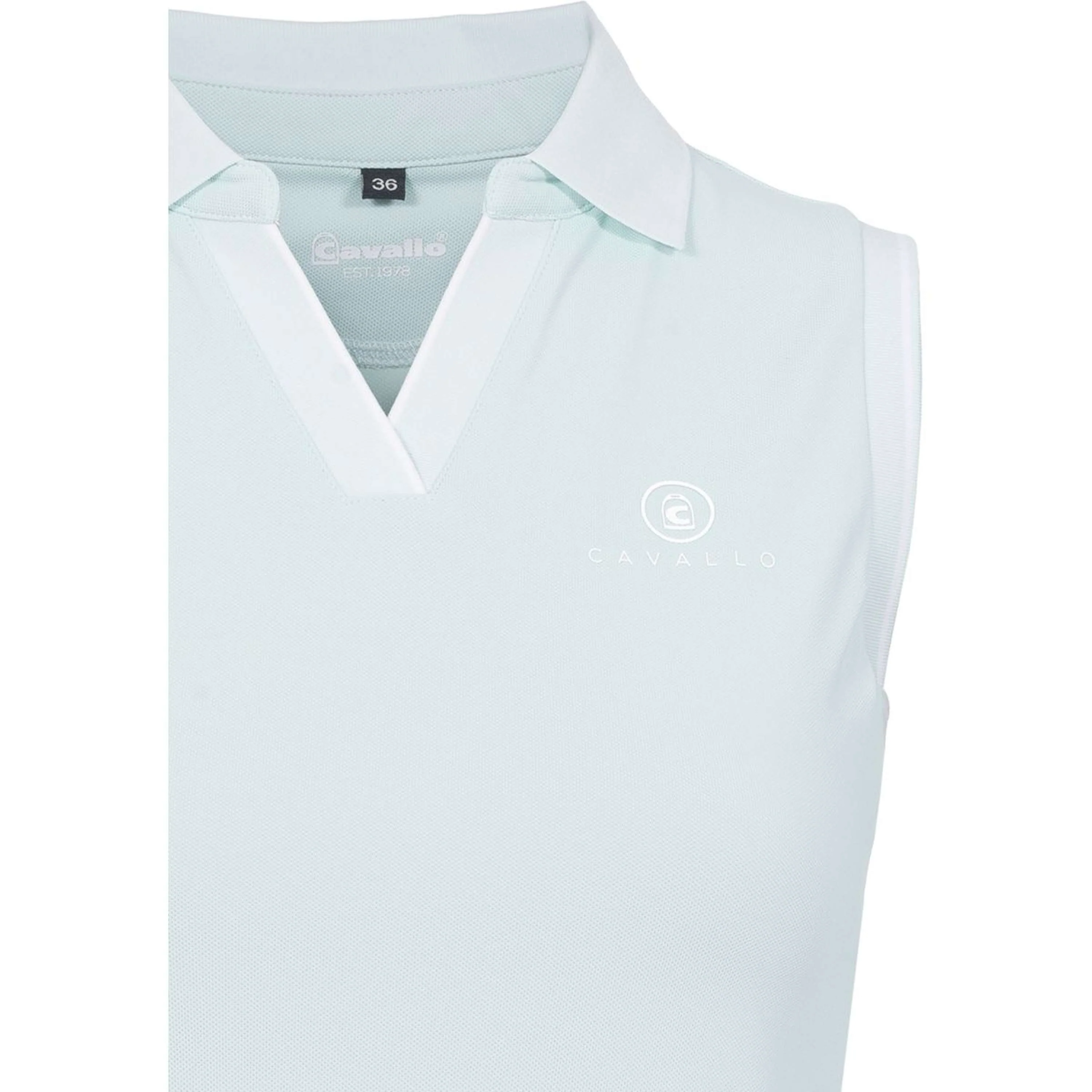 Cavallo Haut CavalBua Sans Manche Crystal Blue - Image 5