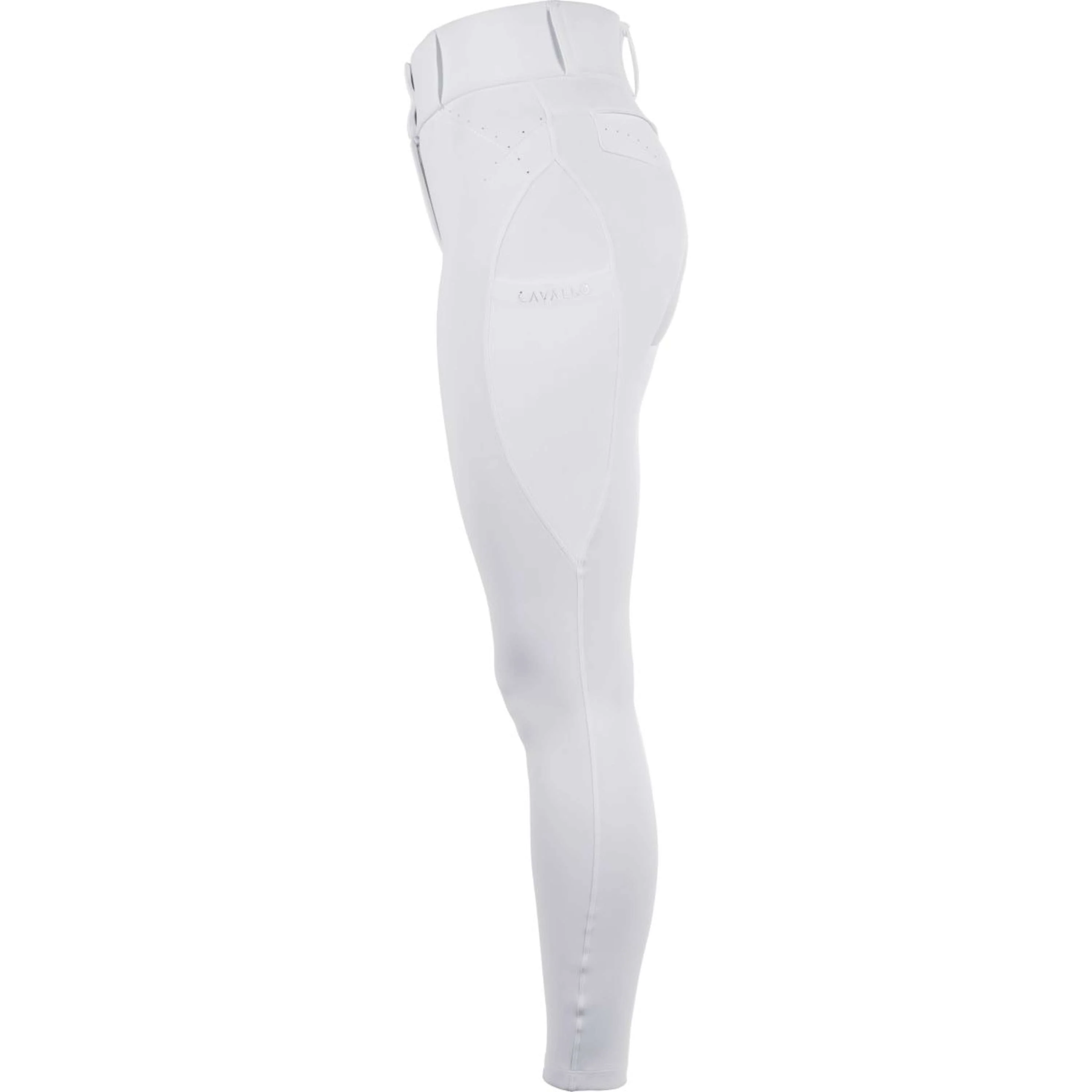 Cavallo Legging d'Équitation CavalCandera Grip Mobile Blanc - Image 3