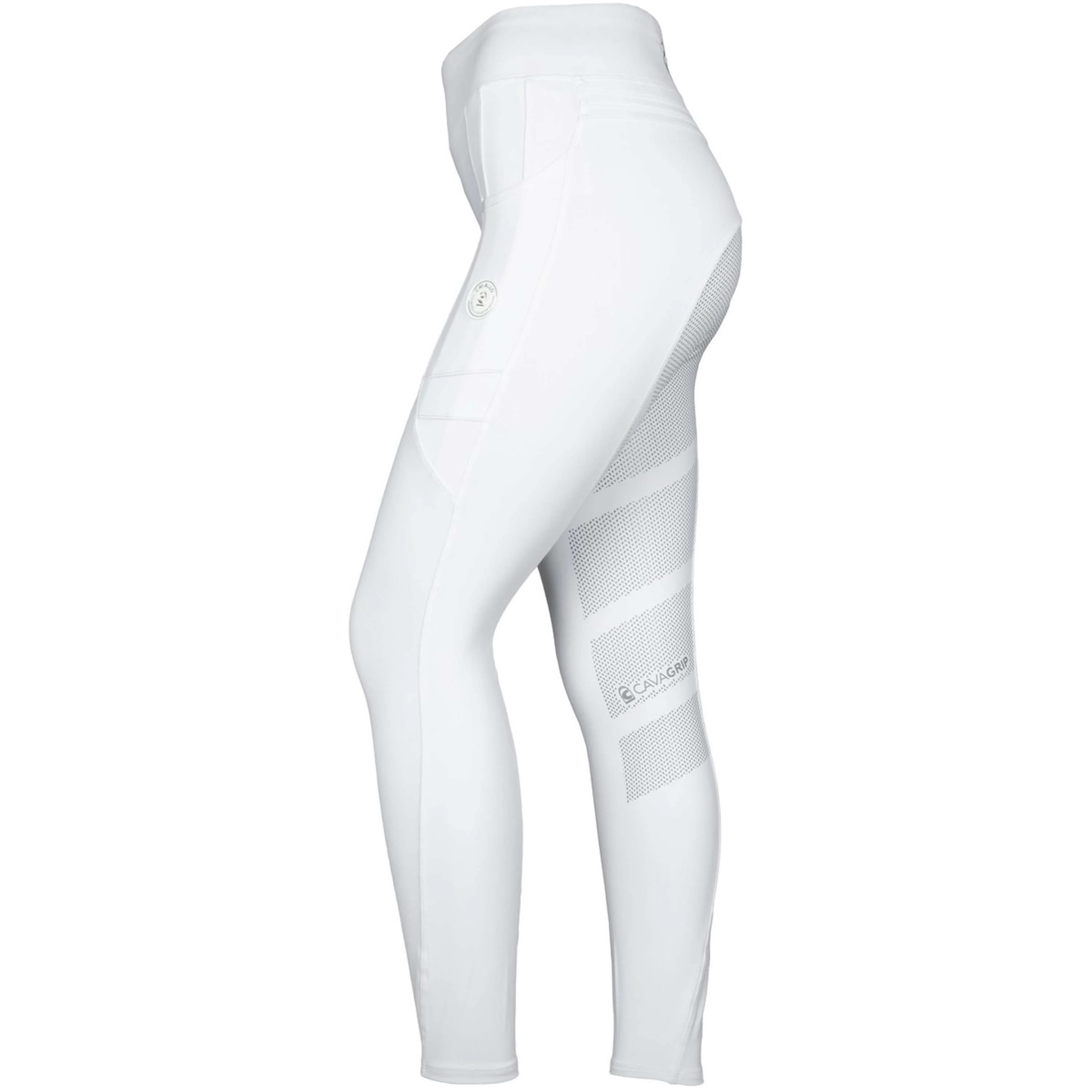 Cavallo Legging d'Équitation CavalLin GRIP RL Full Grip Blanc - Image 2