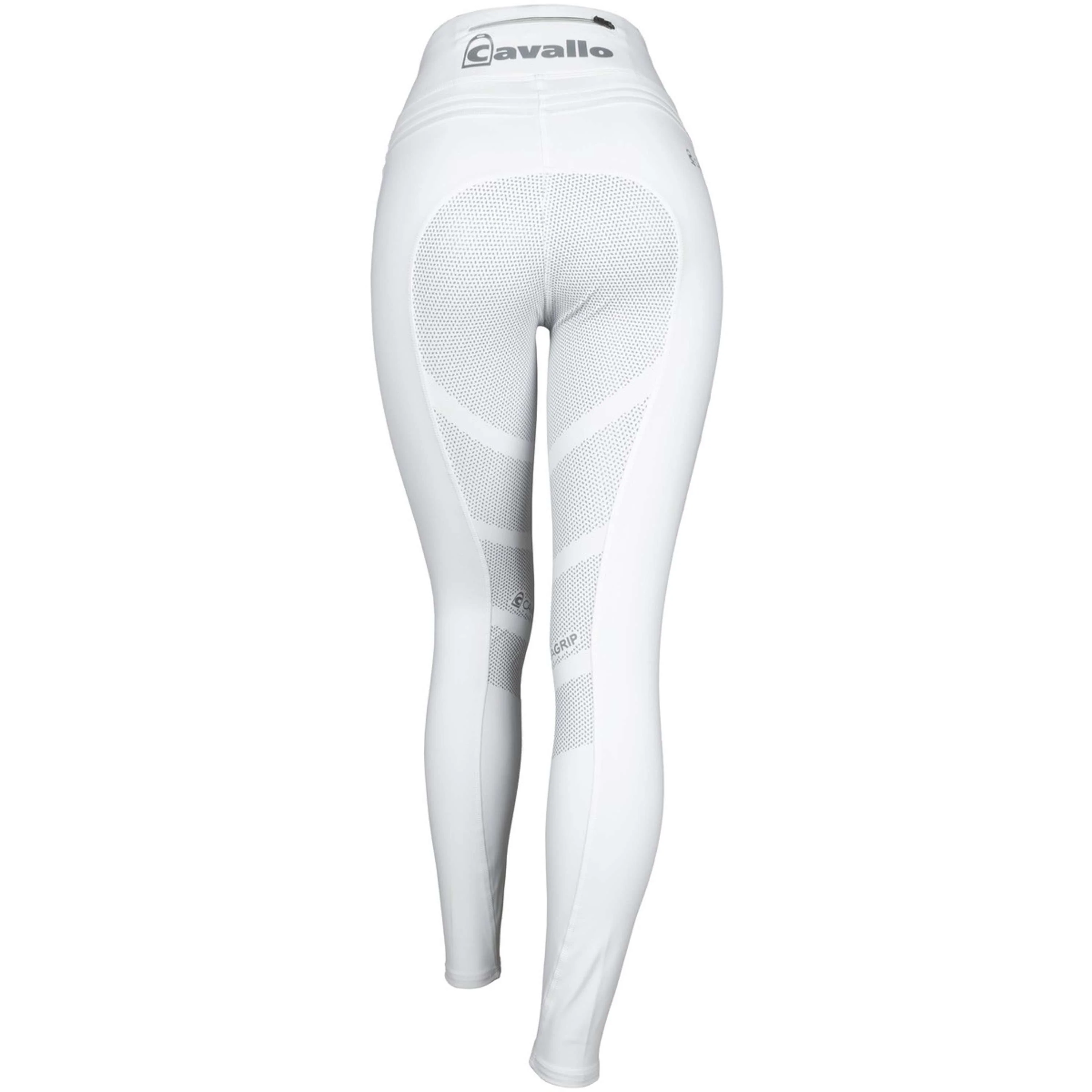 Cavallo Legging d'Équitation CavalLin GRIP RL Full Grip Blanc - Image 3