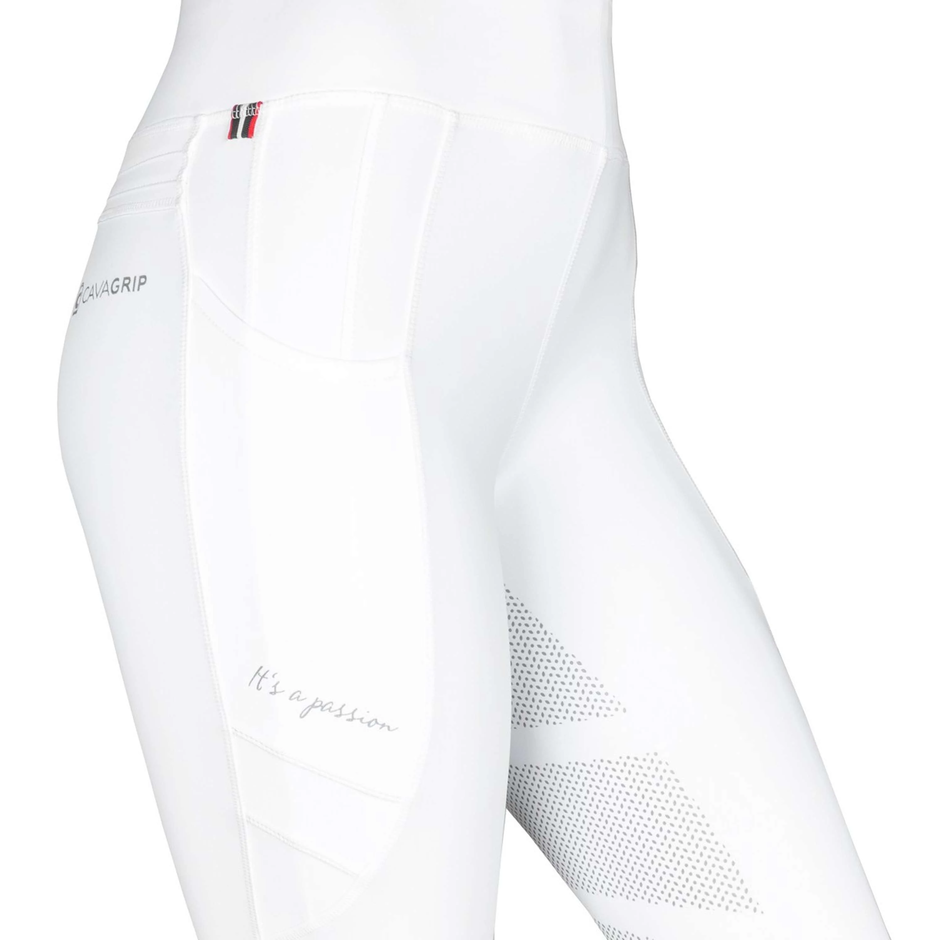 Cavallo Legging d'Équitation CavalLin GRIP RL Full Grip Blanc - Image 6