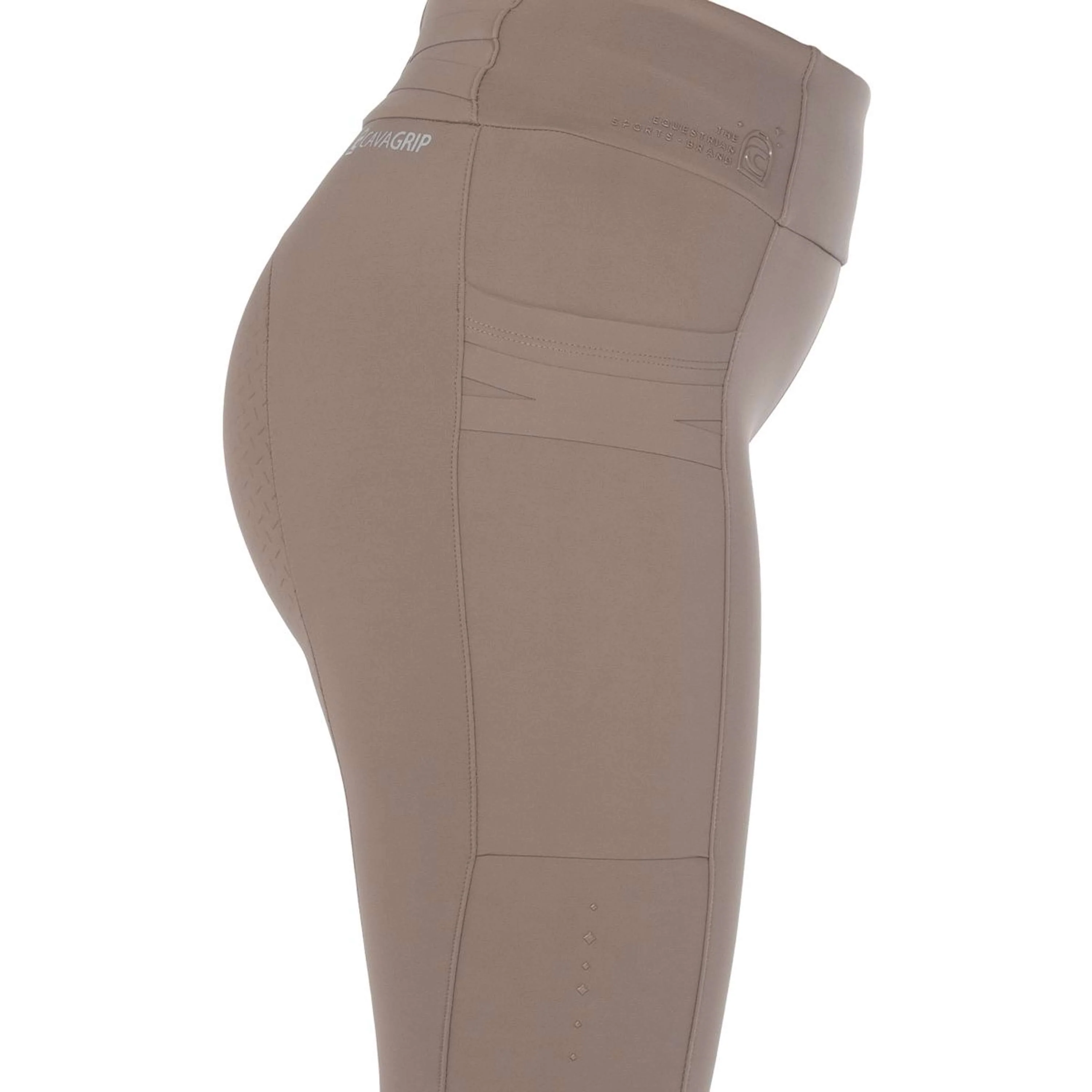 Cavallo Legging d'Équitation CavalLove Grip RL Full Grip Mocha Latte - Image 5