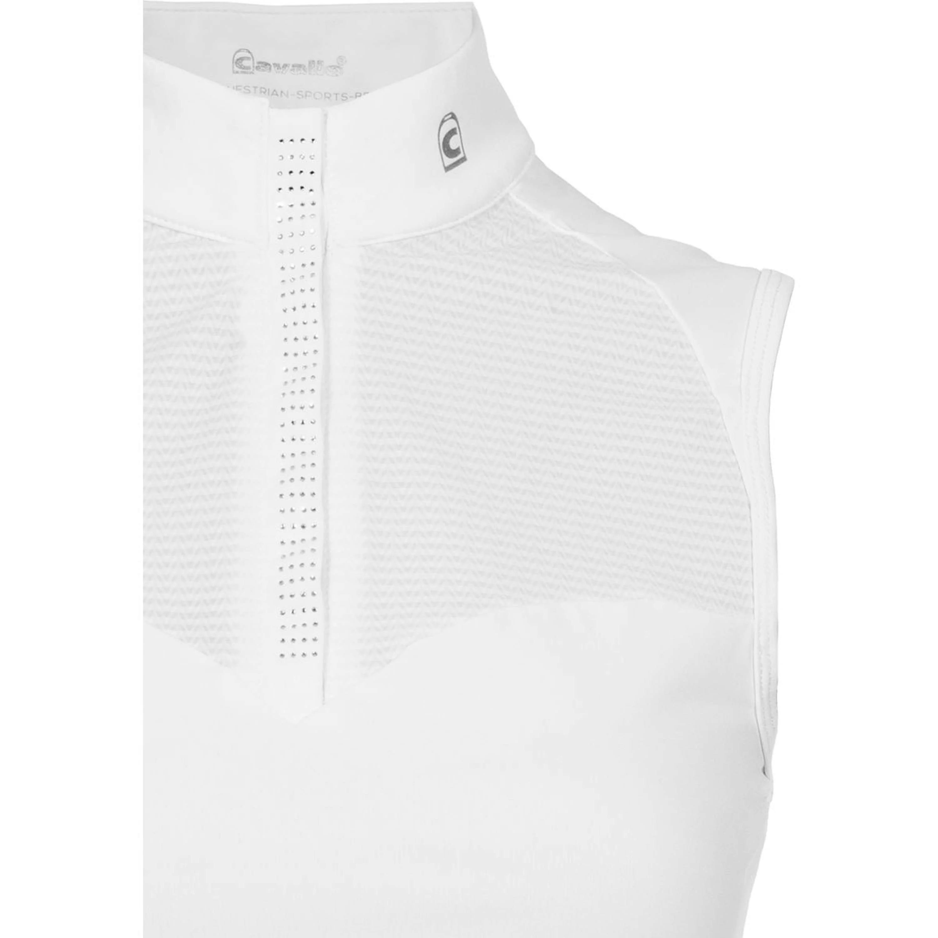 Cavallo T-shirt de Concours CavalBaila Sans Manche Blanc - Image 4