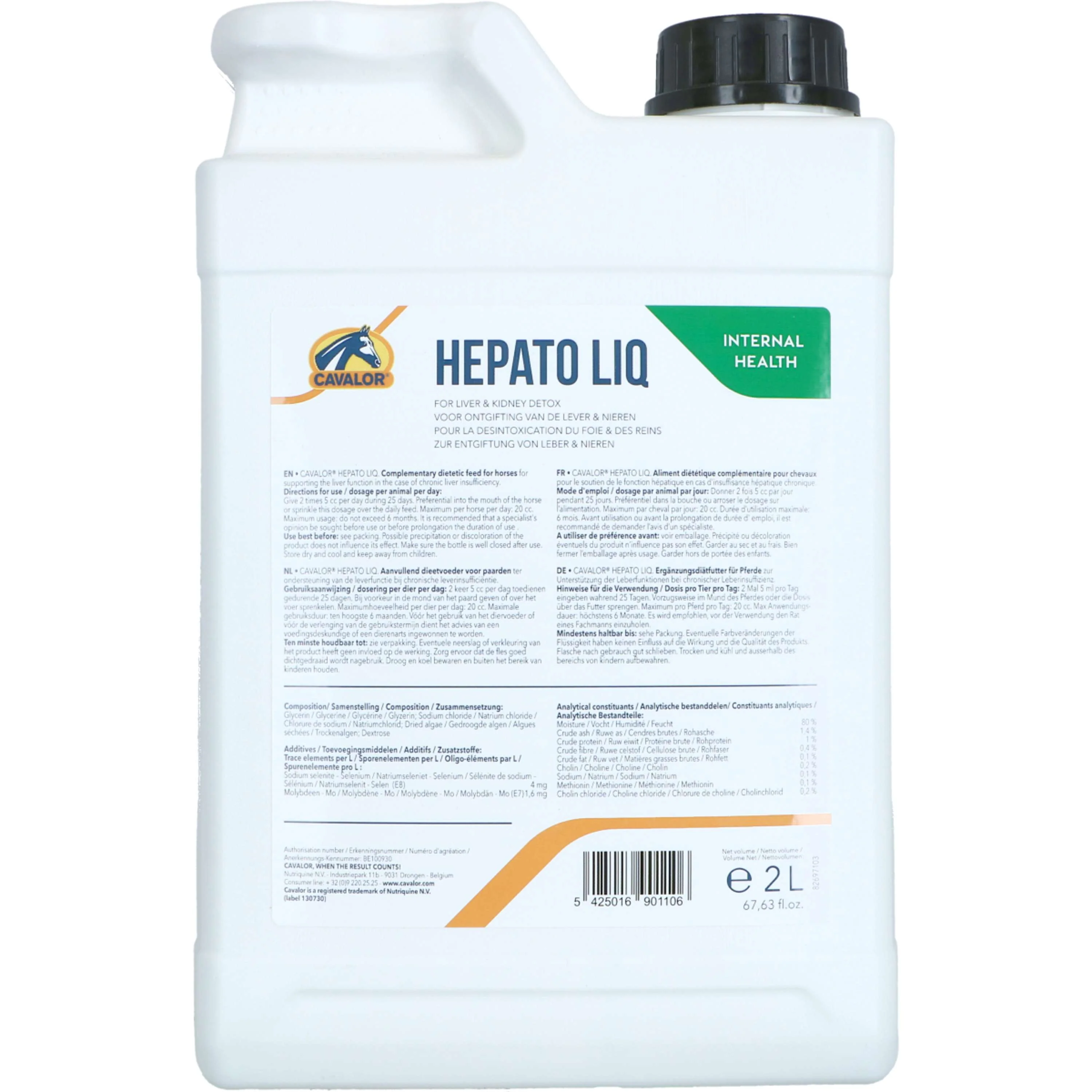 Cavalor Aliment de Régime Hepato Liq - Image 3