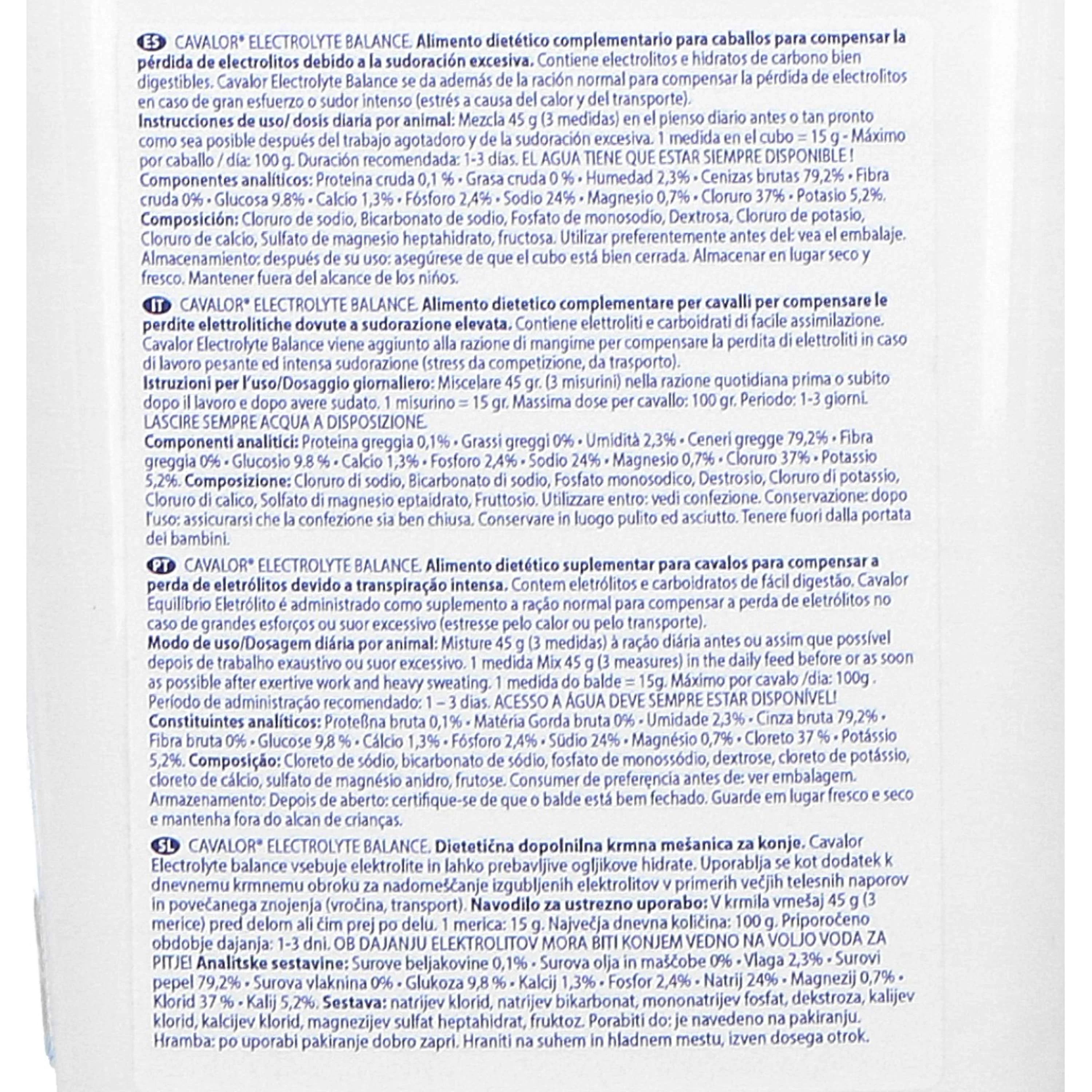 Cavalor Electrolytes Electolyte Balance - Image 7