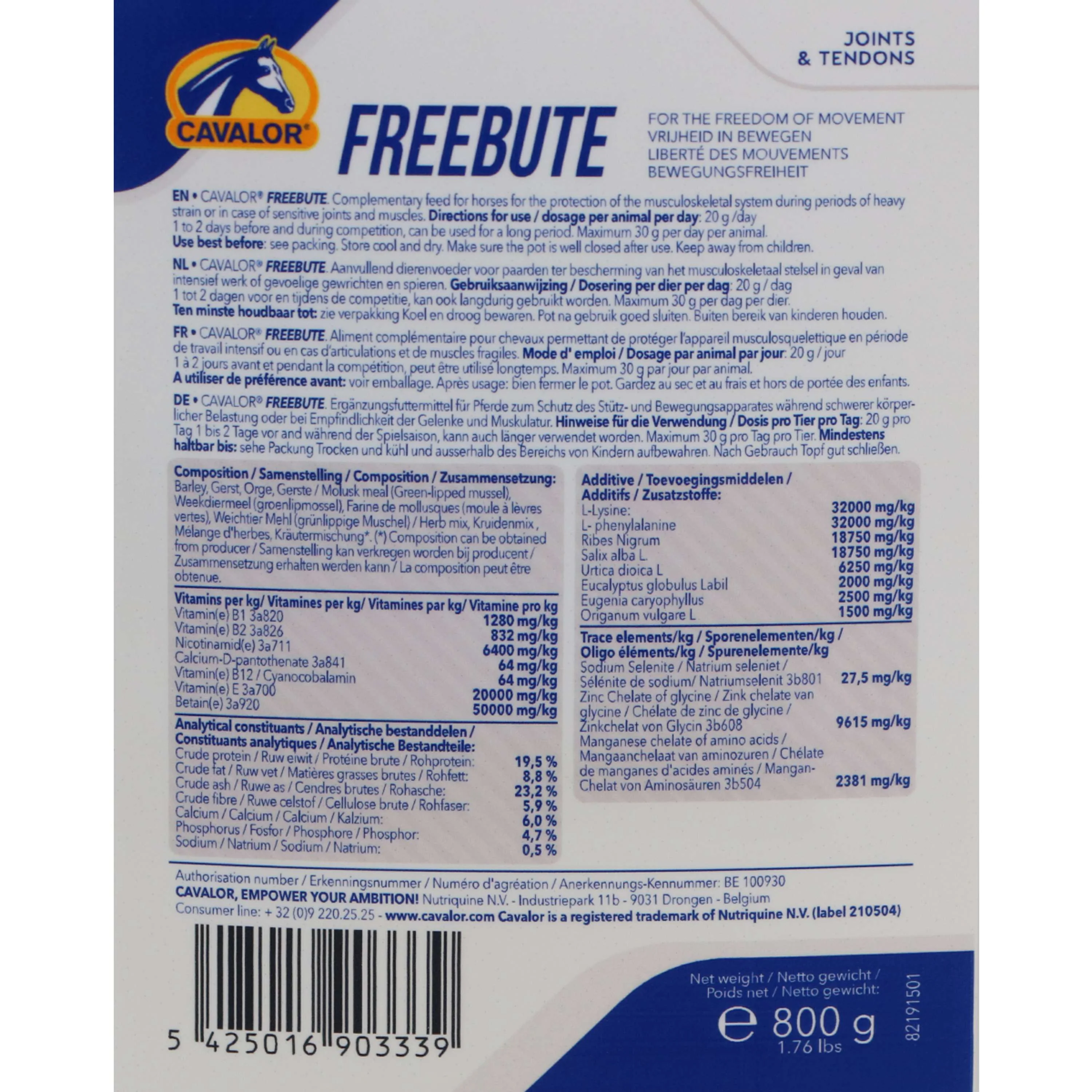 Cavalor Free Bute Poudre - Image 7