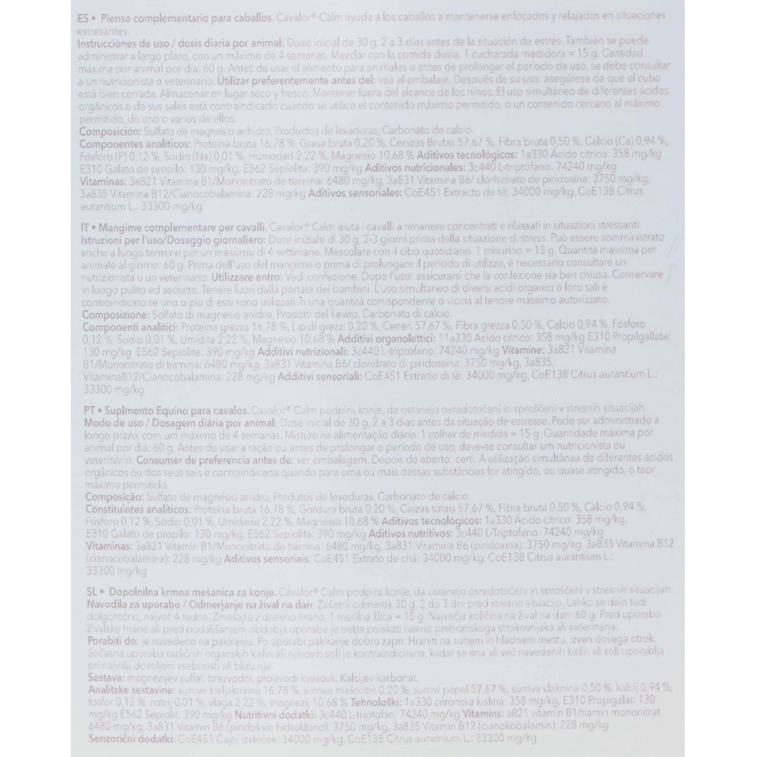 Cavalor Produit Calmant Calm - Image 8