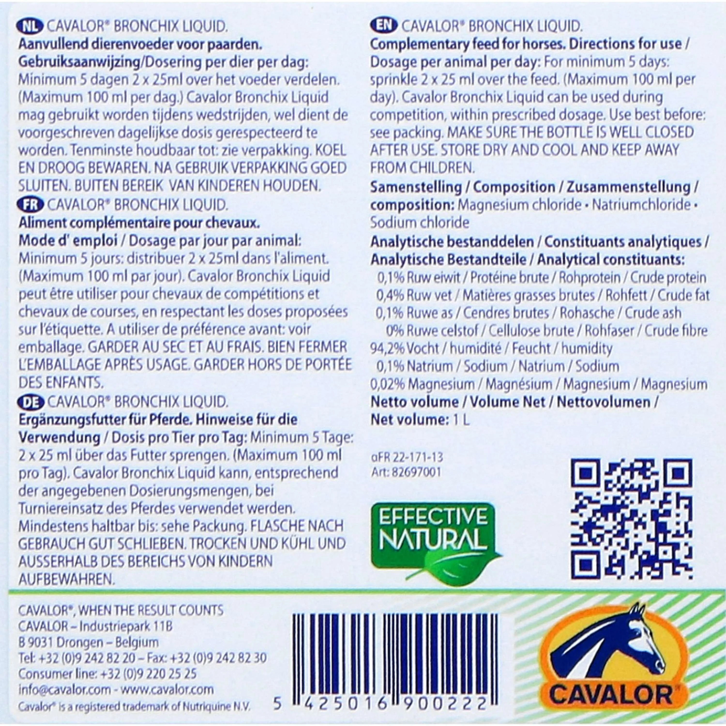 Cavalor Soutien du Système Respiratoire Bronchix Liq - Image 3
