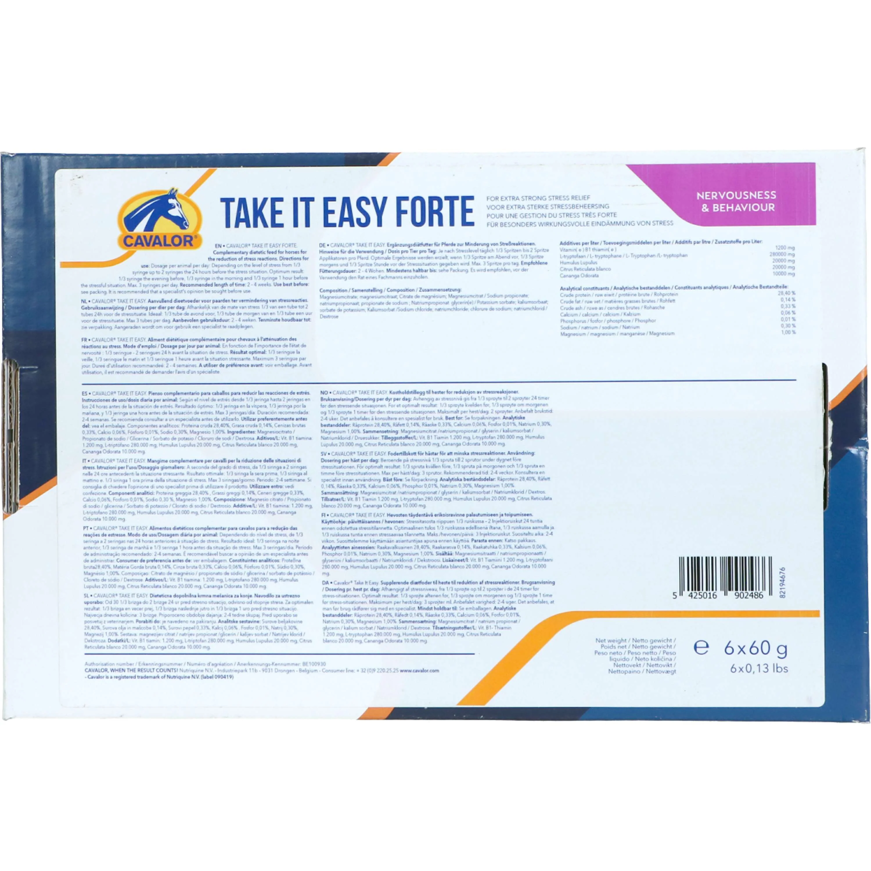 Cavalor Take It Easy Forte Box - Image 2