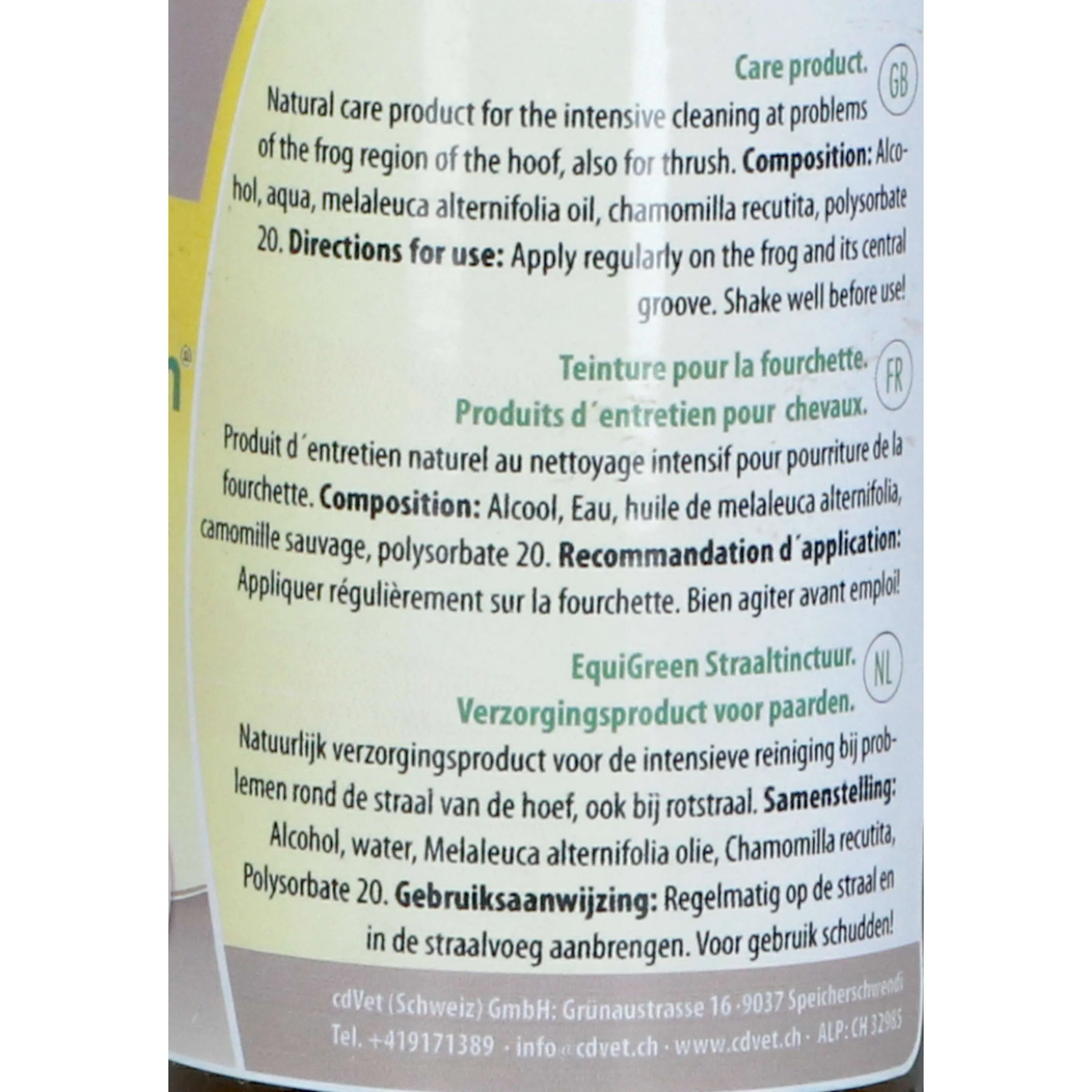 cdVet EquiGreen Teinture de jais - Image 4