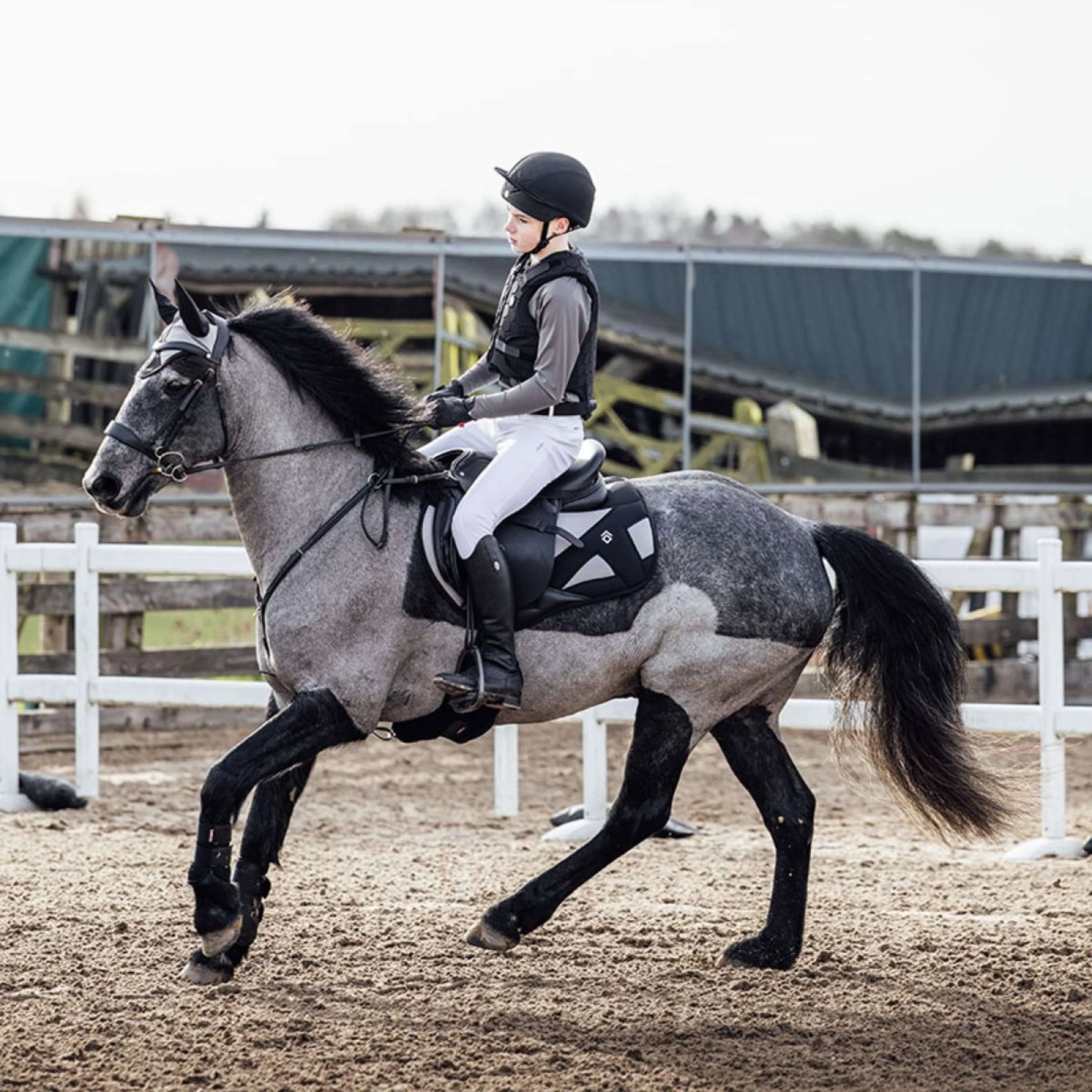 Charles Owen Bodyprotector HEXA Enfants Noir - Image 4