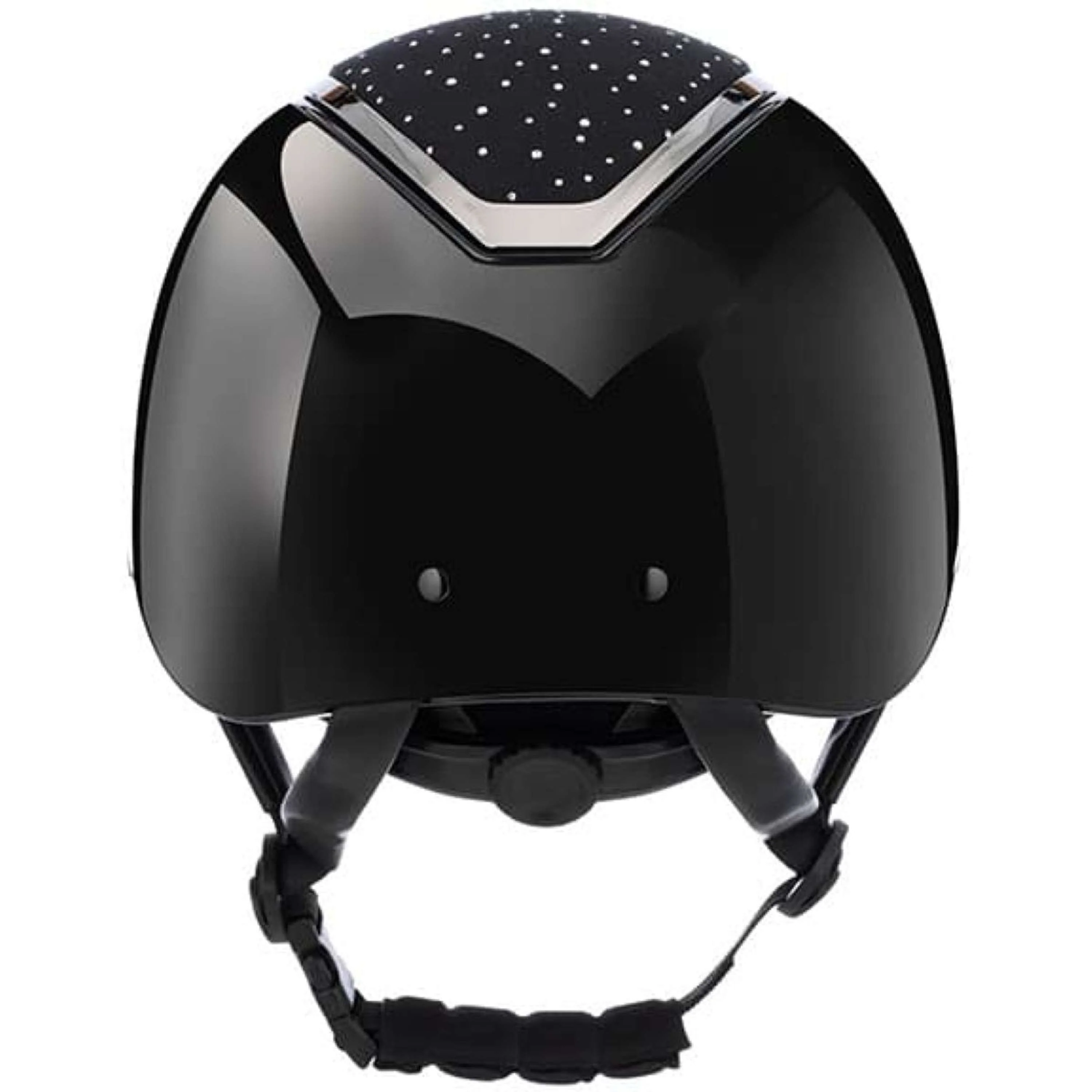 Charles Owen Bombe Kylo Crystal MIPS Black Gloss/Chrome - Image 2