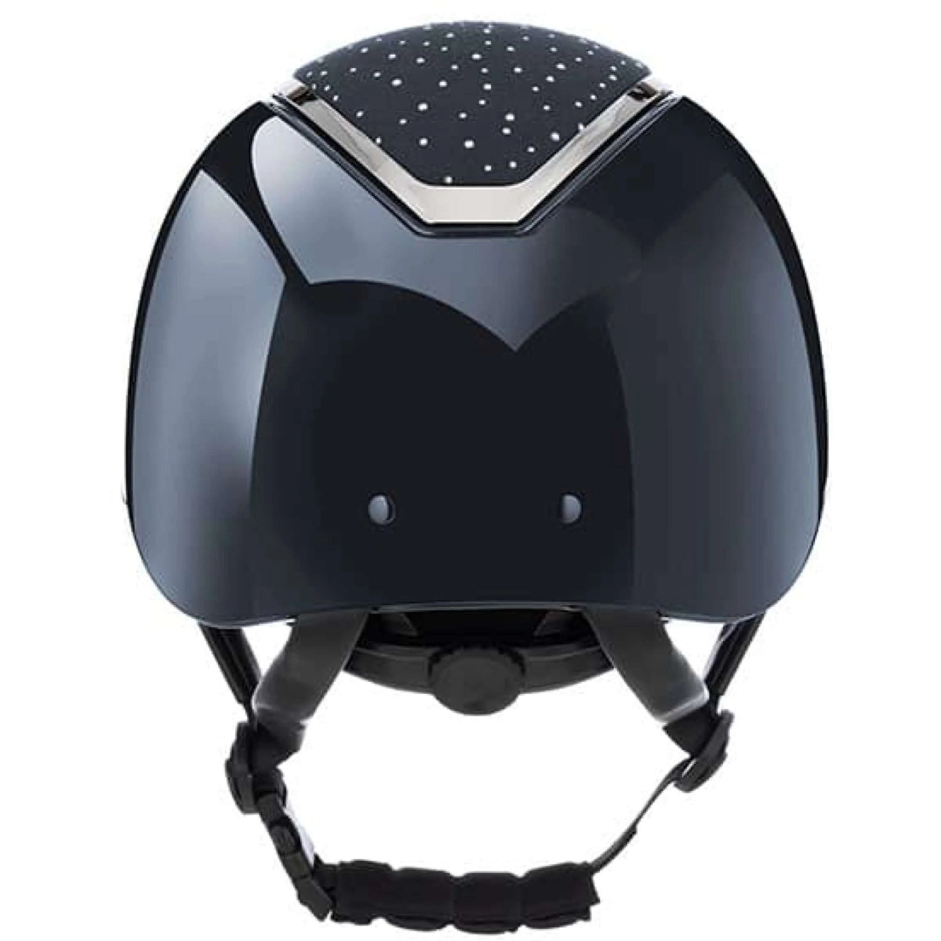 Charles Owen Bombe Kylo Crystal MIPS Navy Gloss/Silver - Image 3