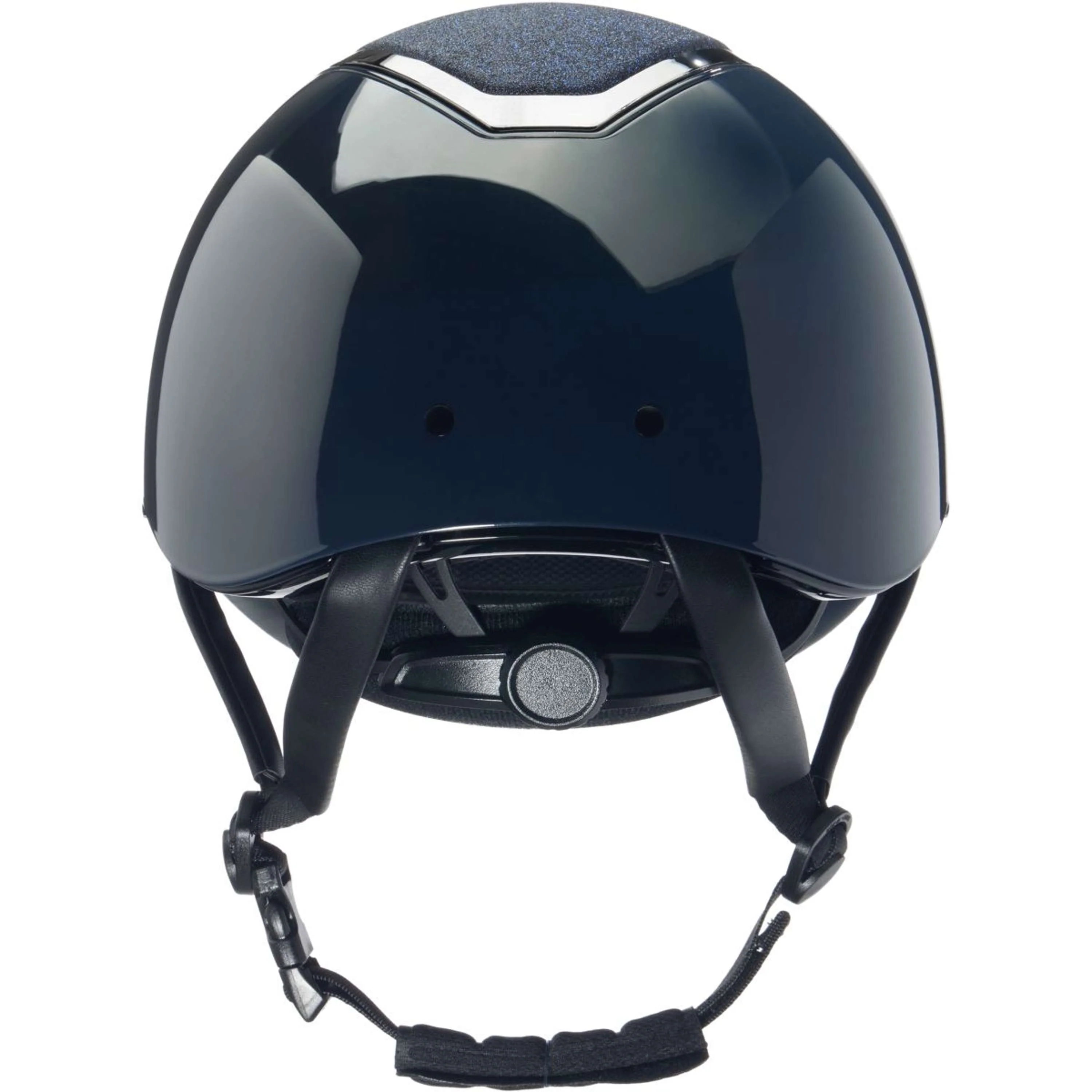 Charles Owen Bombe Kylo Sparkly Navy Gloss/Pewter - Image 3