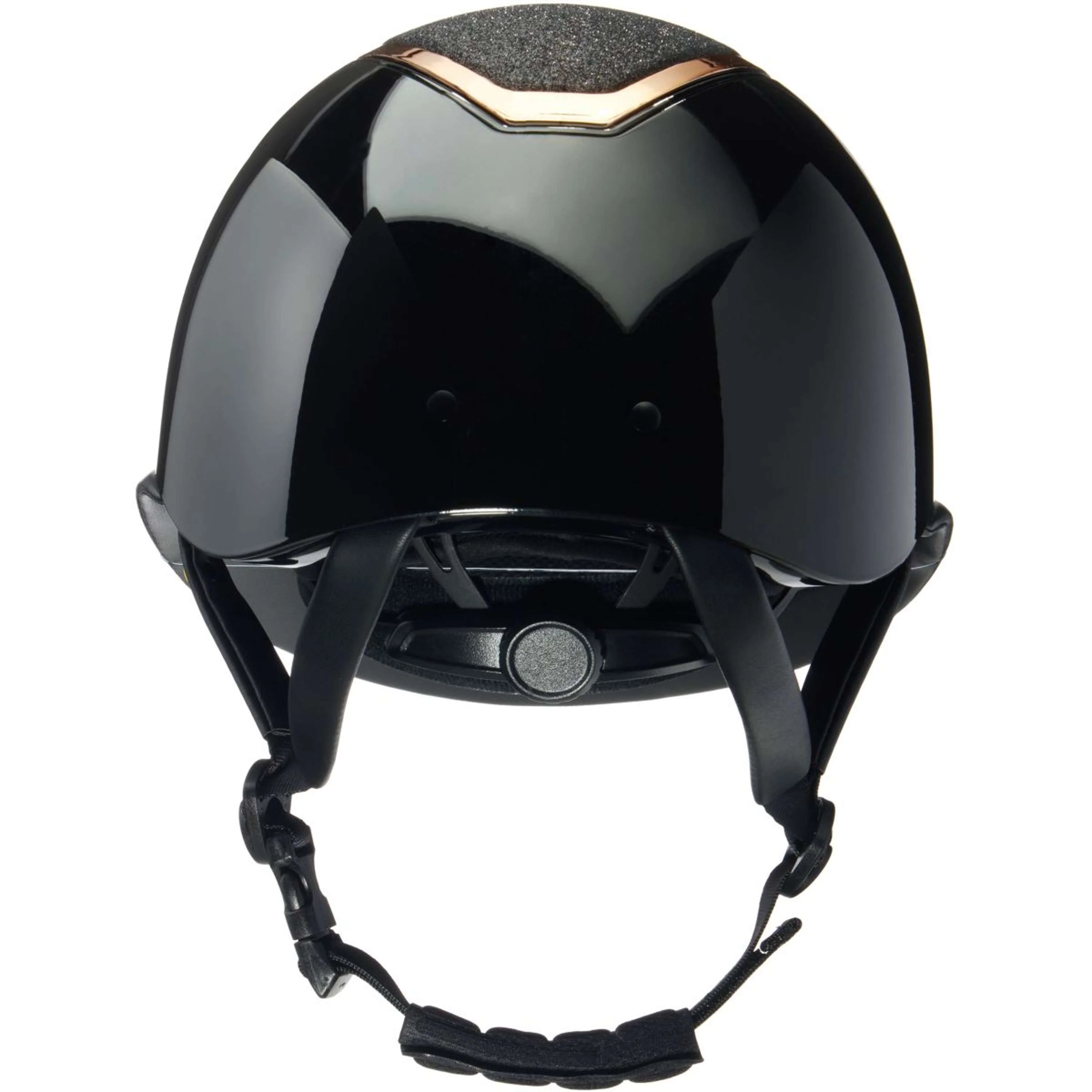 Charles Owen Bombe Kylo Sparkly Wide Peak MIPS Black Gloss/Rose Gold - Image 3