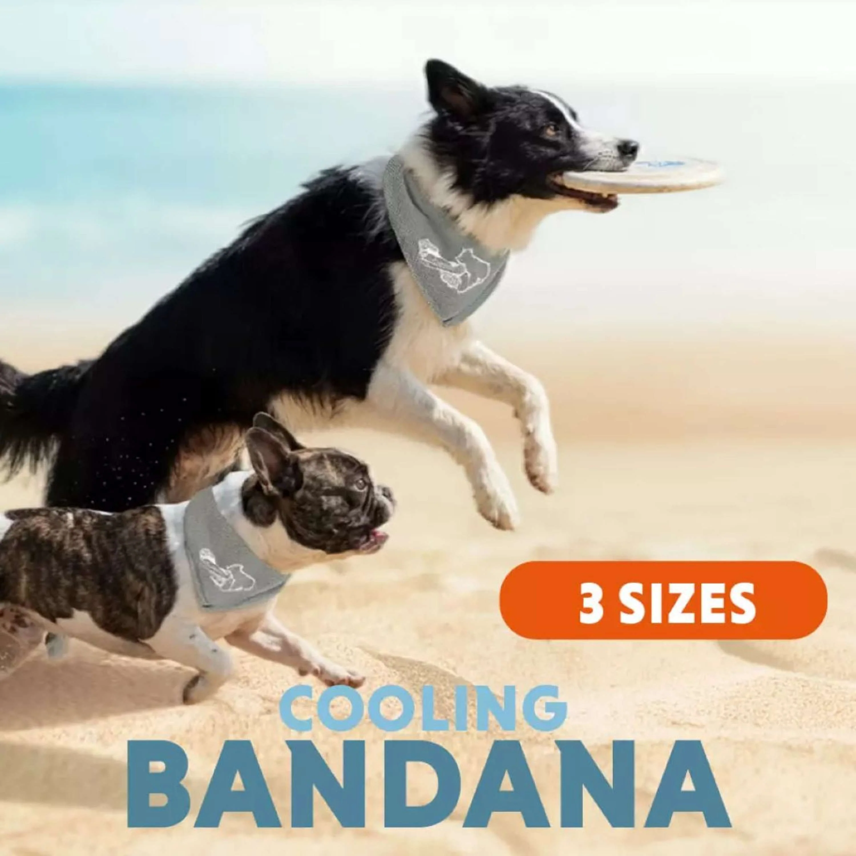 CoolPets Bandana Cooling Beige - Image 2