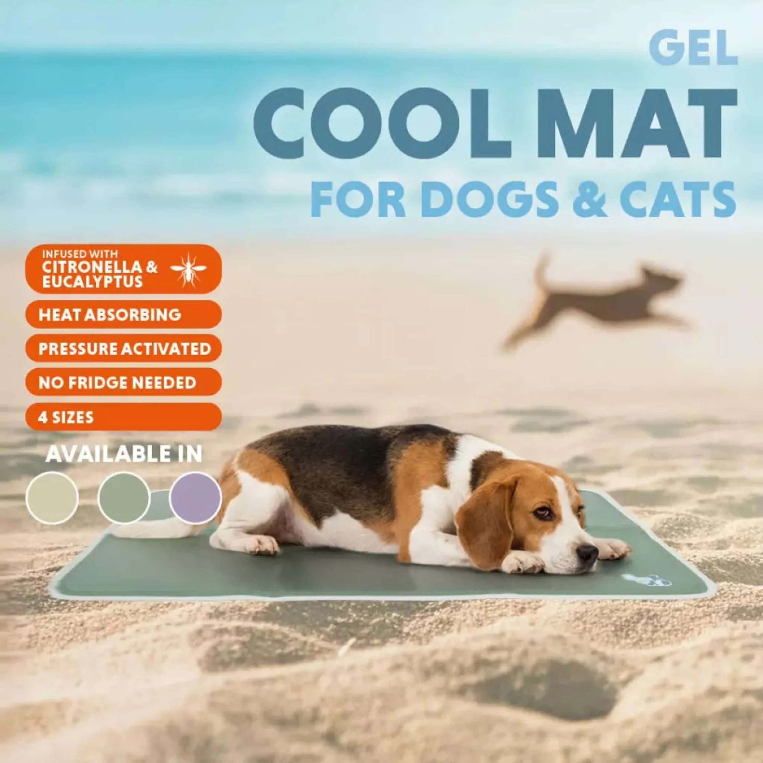 CoolPets Tapis Refraîchissant Gel Olive - Image 2