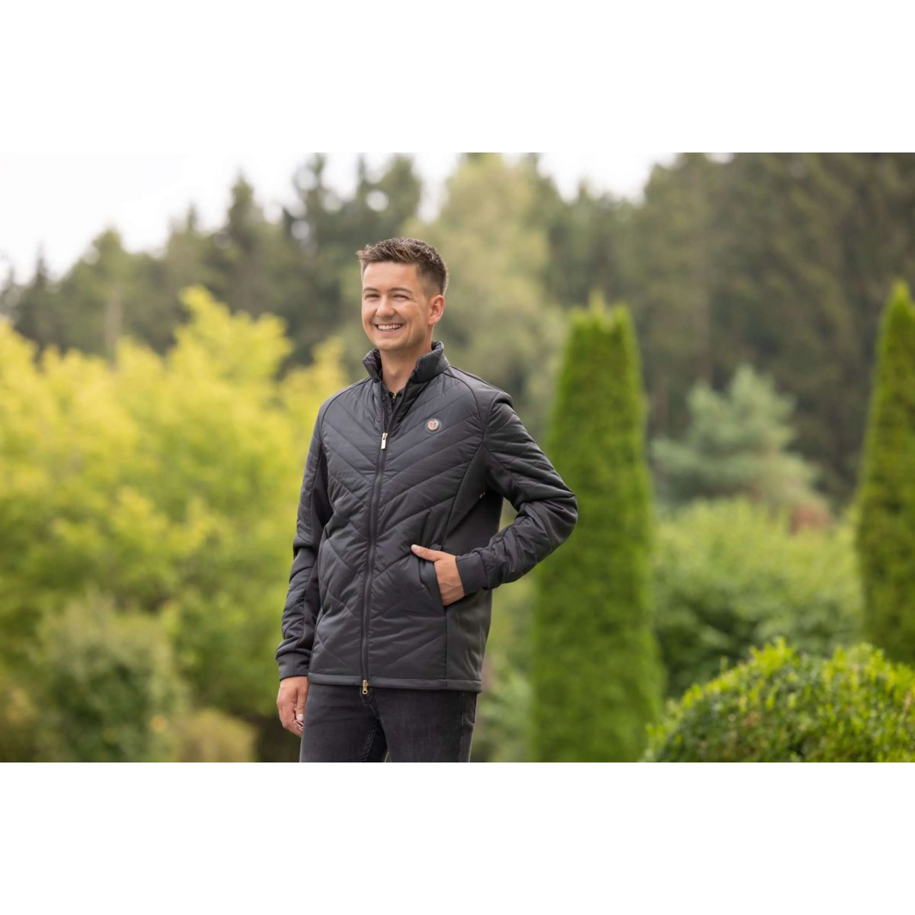Covalliero Blouson Anniversary Combi Hommes Graphite - Image 2