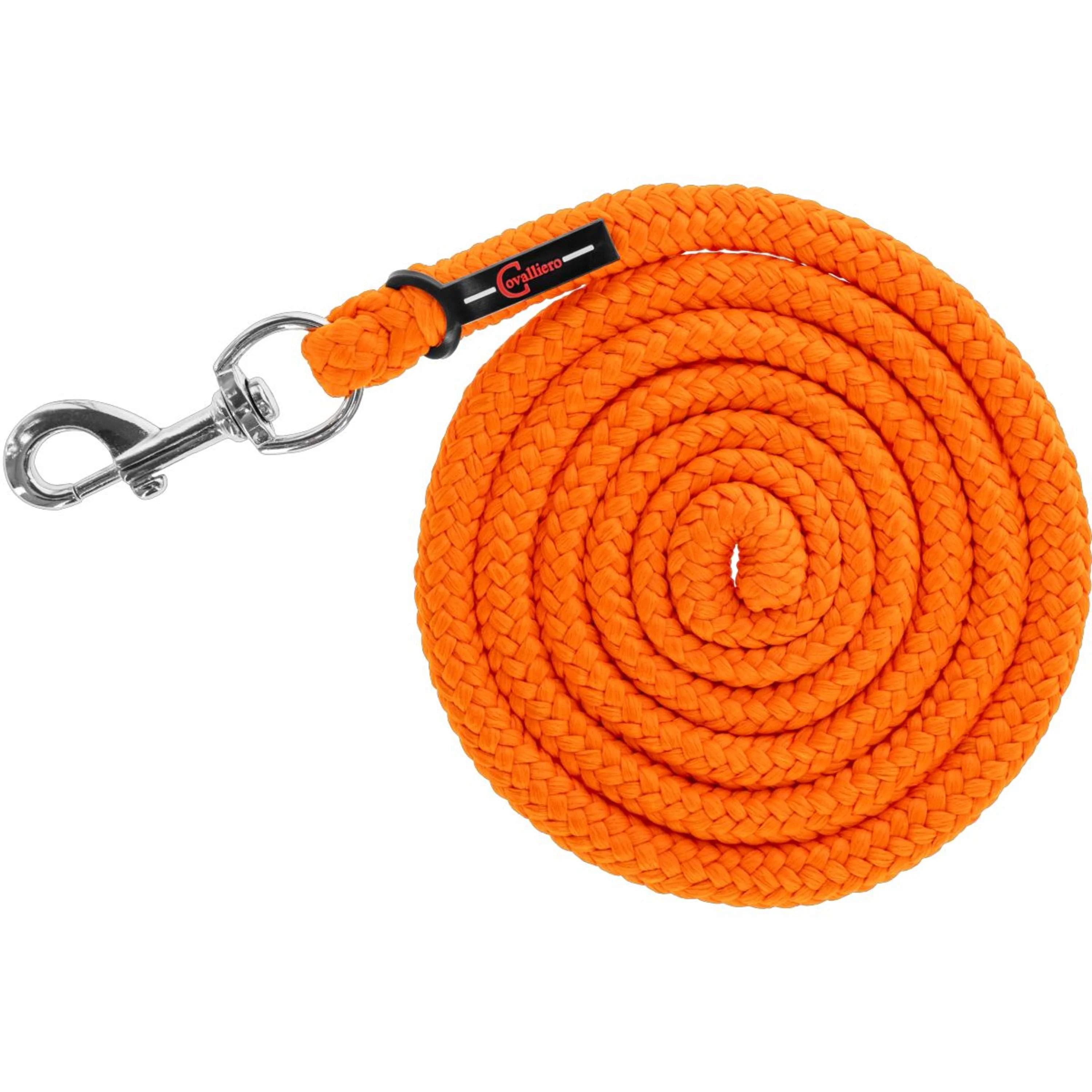 Covalliero Corde pour Licol Hippo avec Mousqueton Orange - Image 2