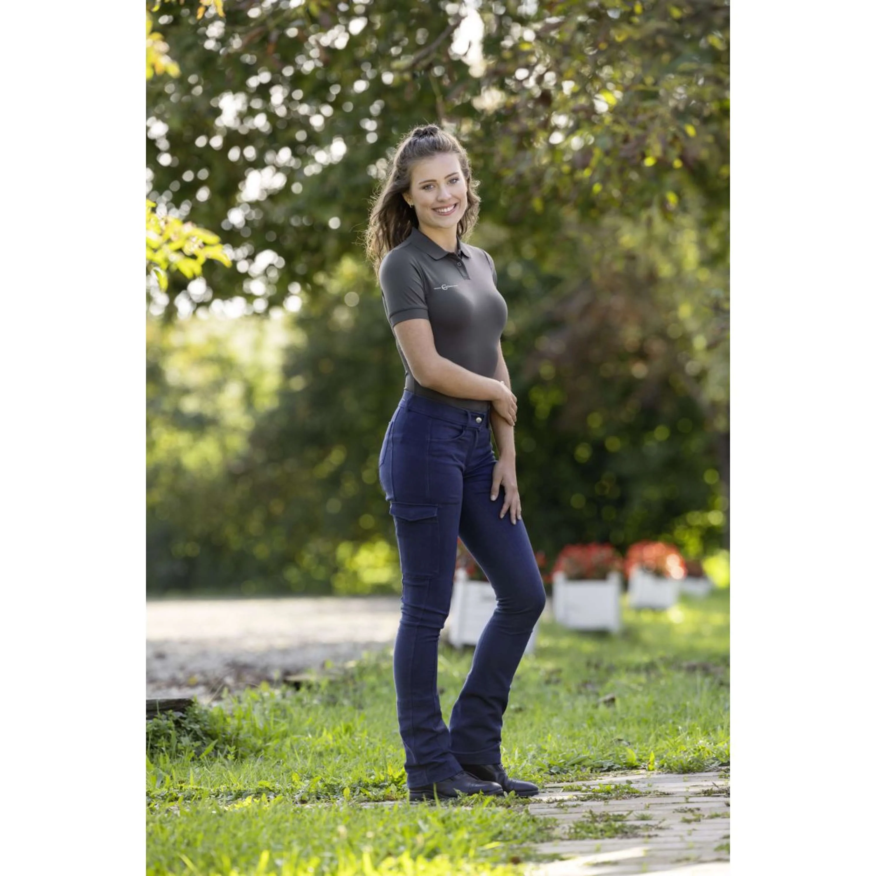 Covalliero Culotte d'Équitation Jodhpur BasicPlus Marin - Image 3
