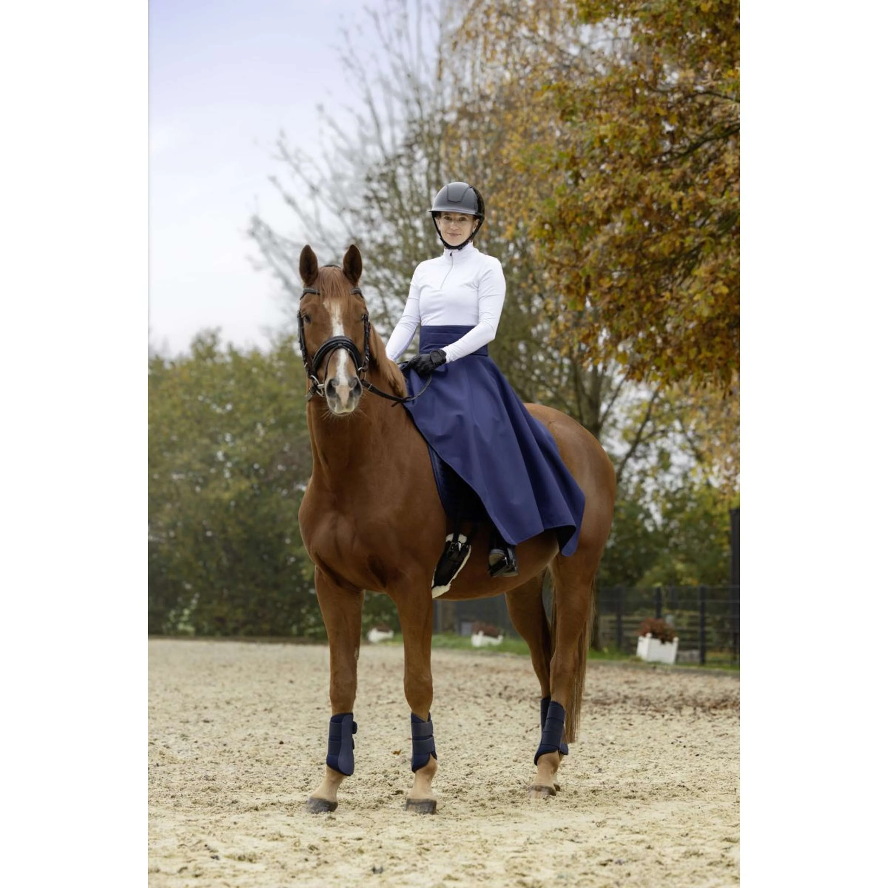 Covalliero Jupe d'Equitation Thermo Marin - Image 3