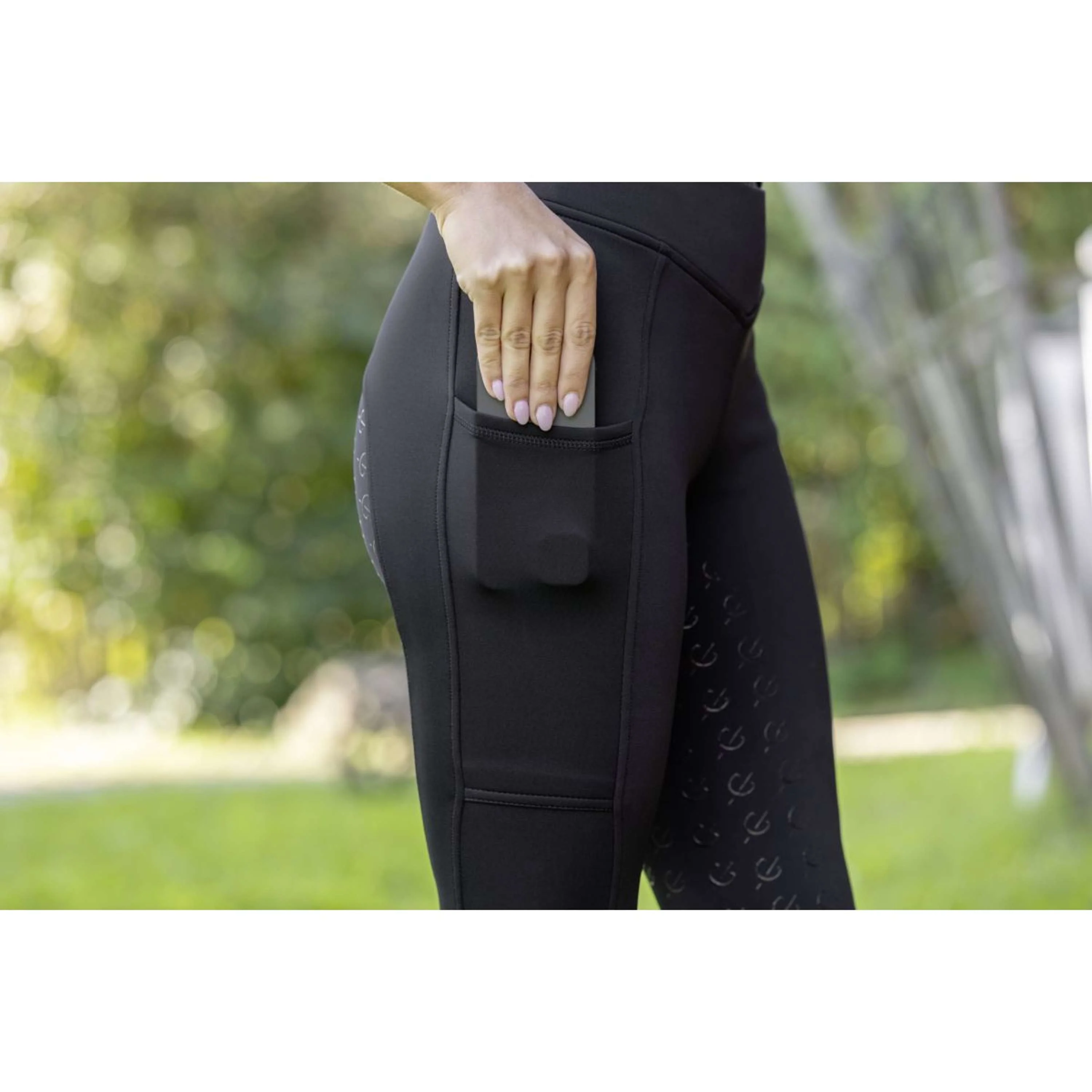 Covalliero Legging d'Équitation ClassicStar Full Grip Noir - Image 4