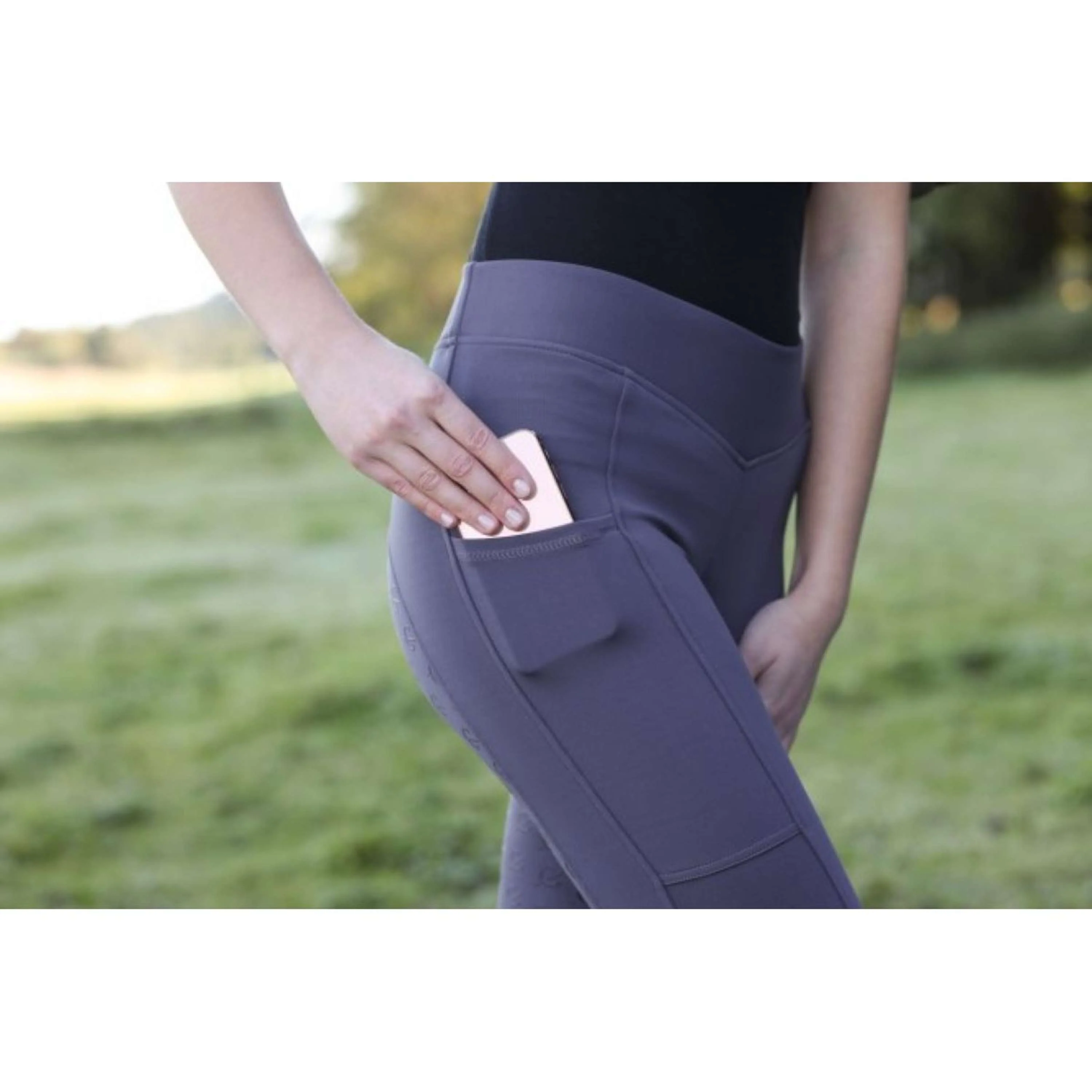 Covalliero Legging d'Équitation ClassicStar Graphite - Image 10