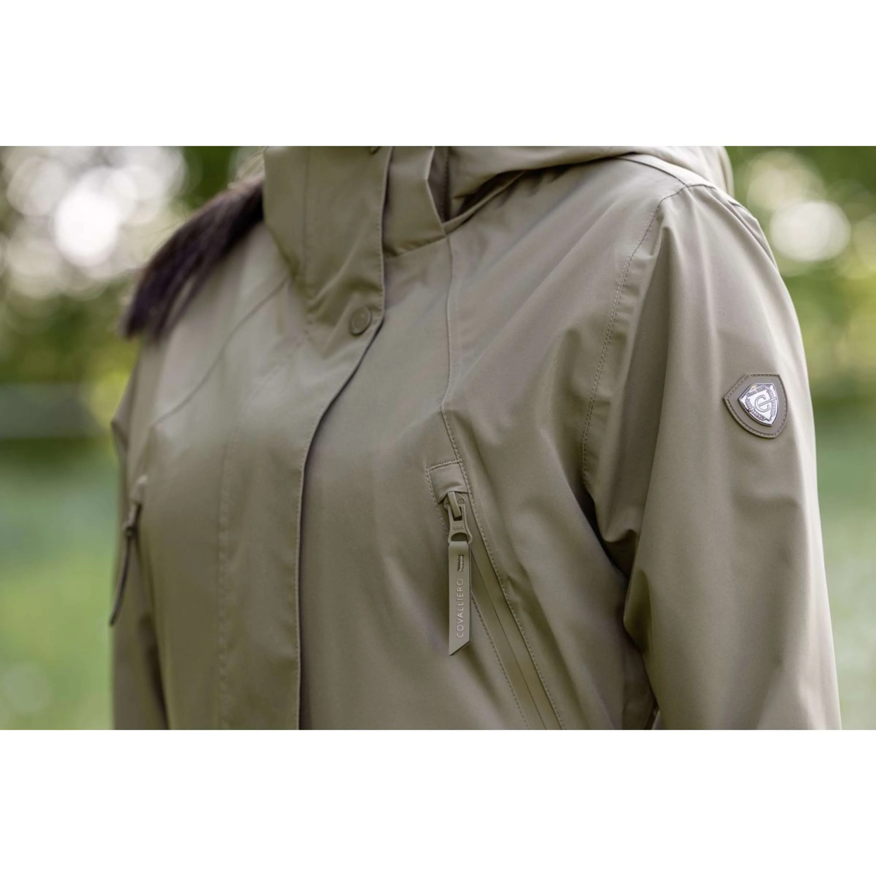 Covalliero Longue Impermêable SS26 Femme Noix - Image 12