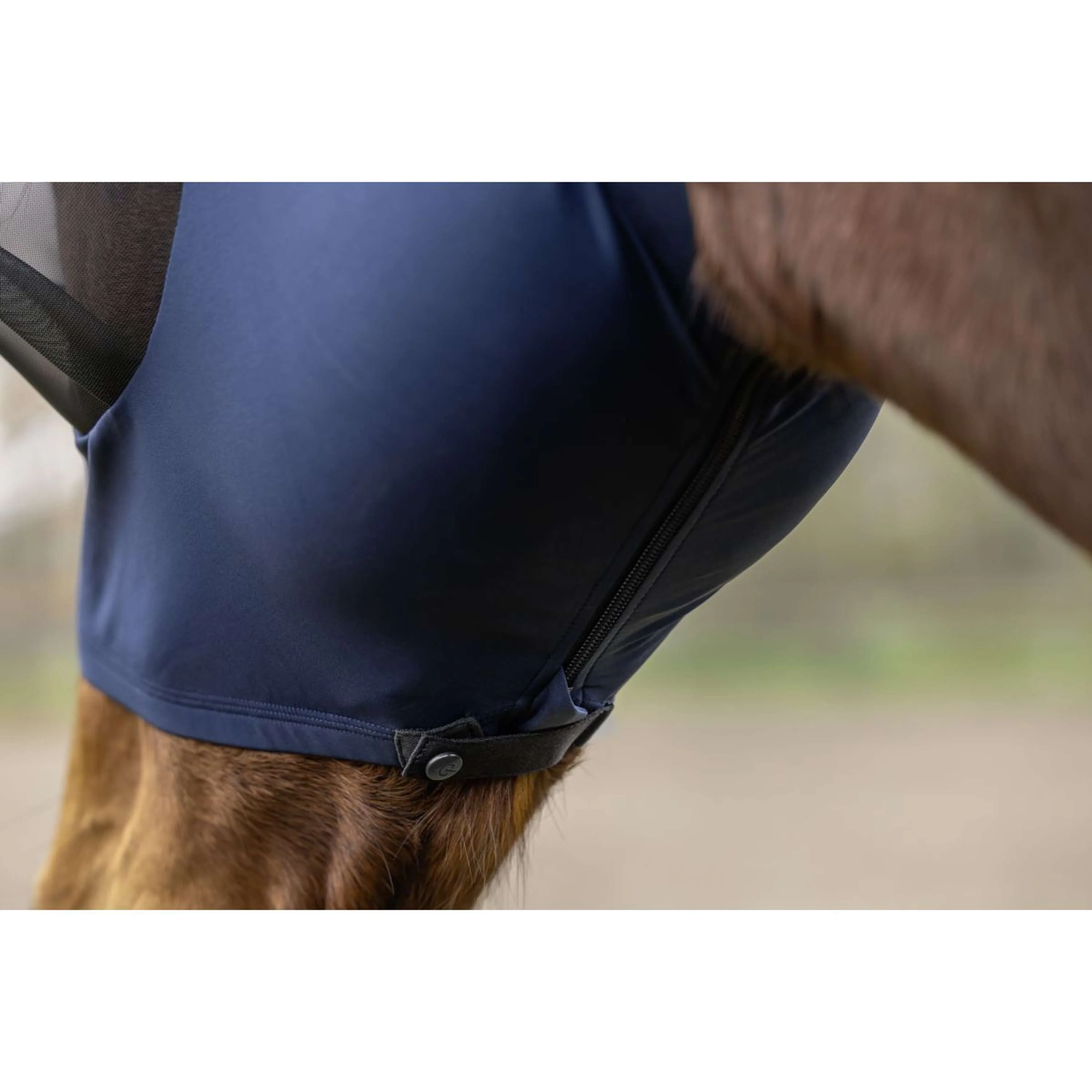 Covalliero Masque Anti-Mouches FinoStretch Marin - Image 2