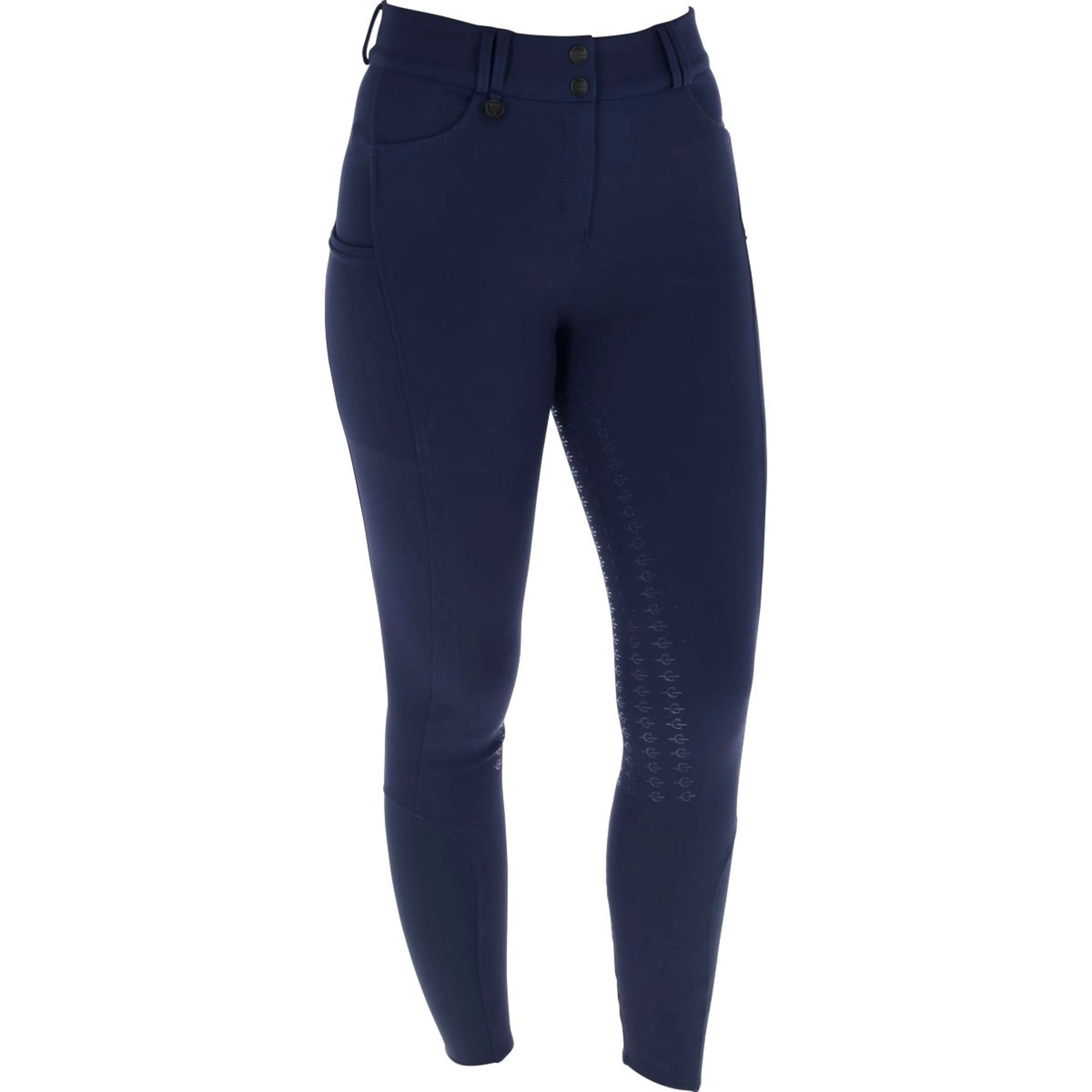 Covalliero Pantalon d'Équitation AW25 Full Grip Marin foncé - Image 4
