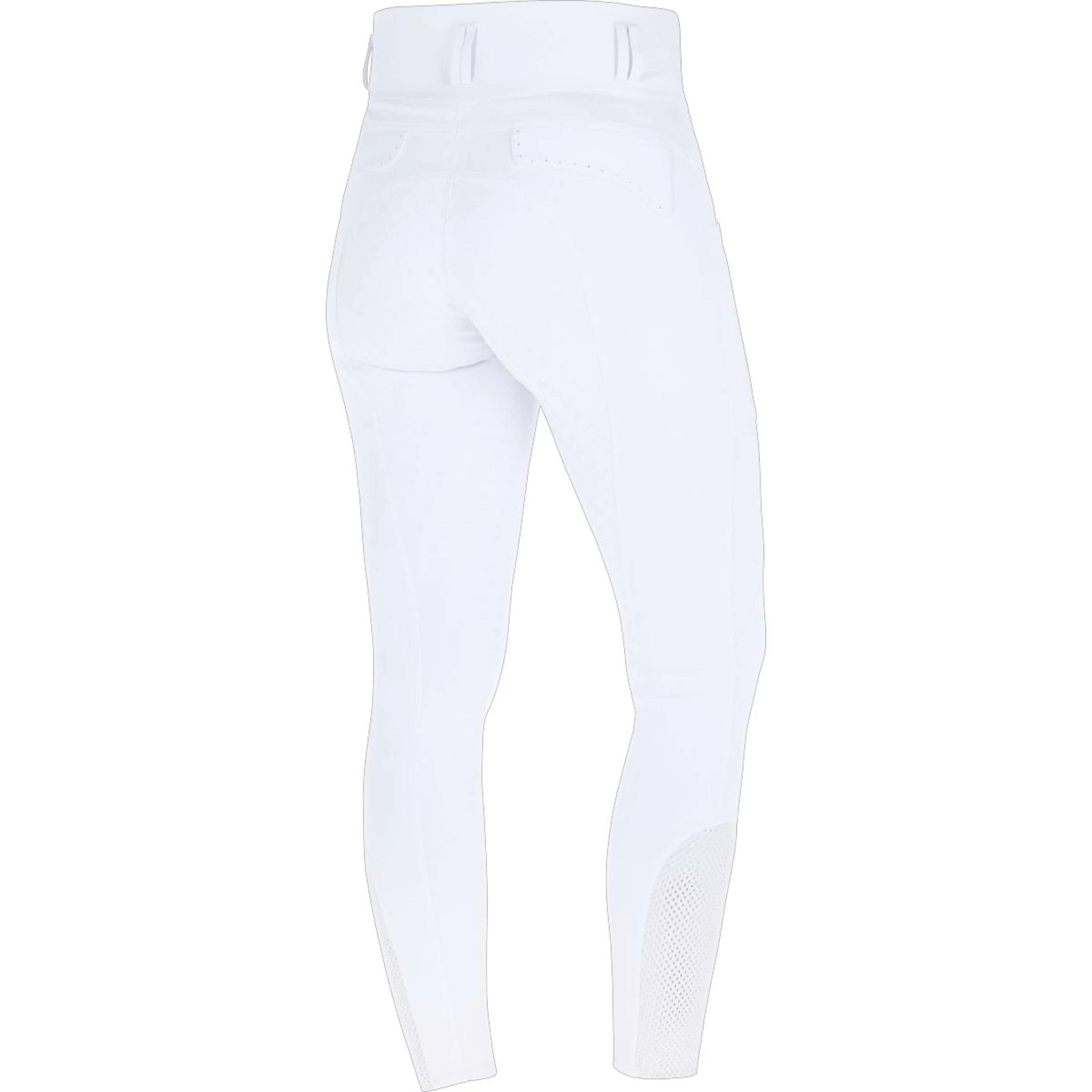 Covalliero Pantalon d'Équitation SS26 Femme Full Grip Blanc - Image 4