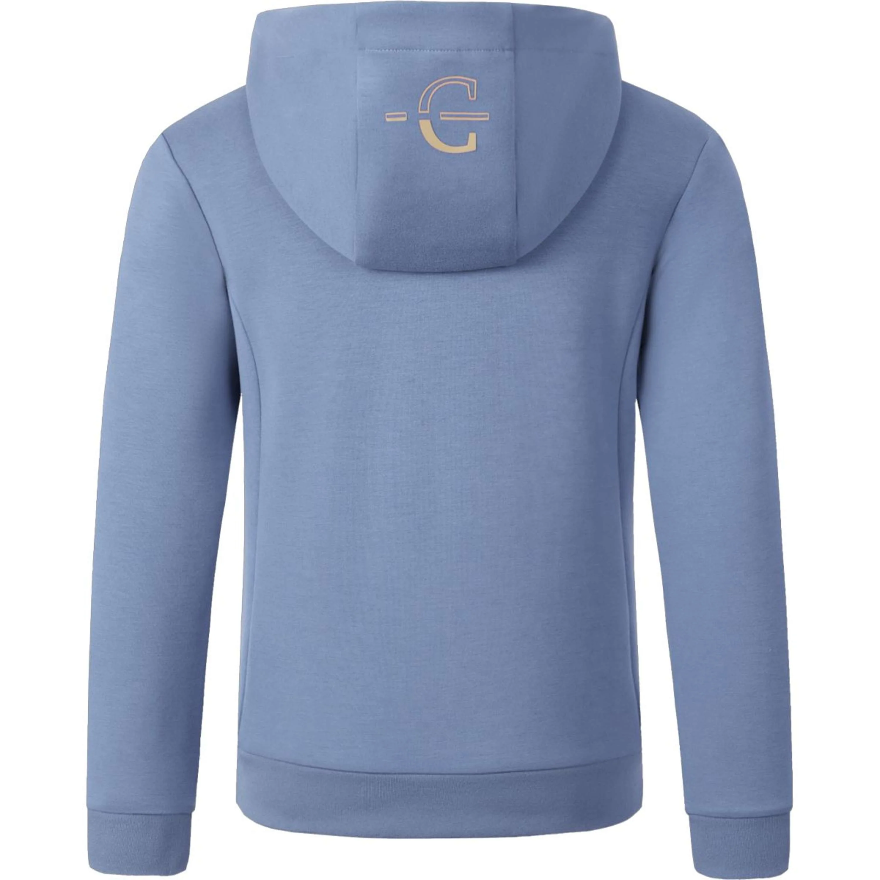 Covalliero Pull col Hoodie SS26 Enfants Smoked Blue - Image 3
